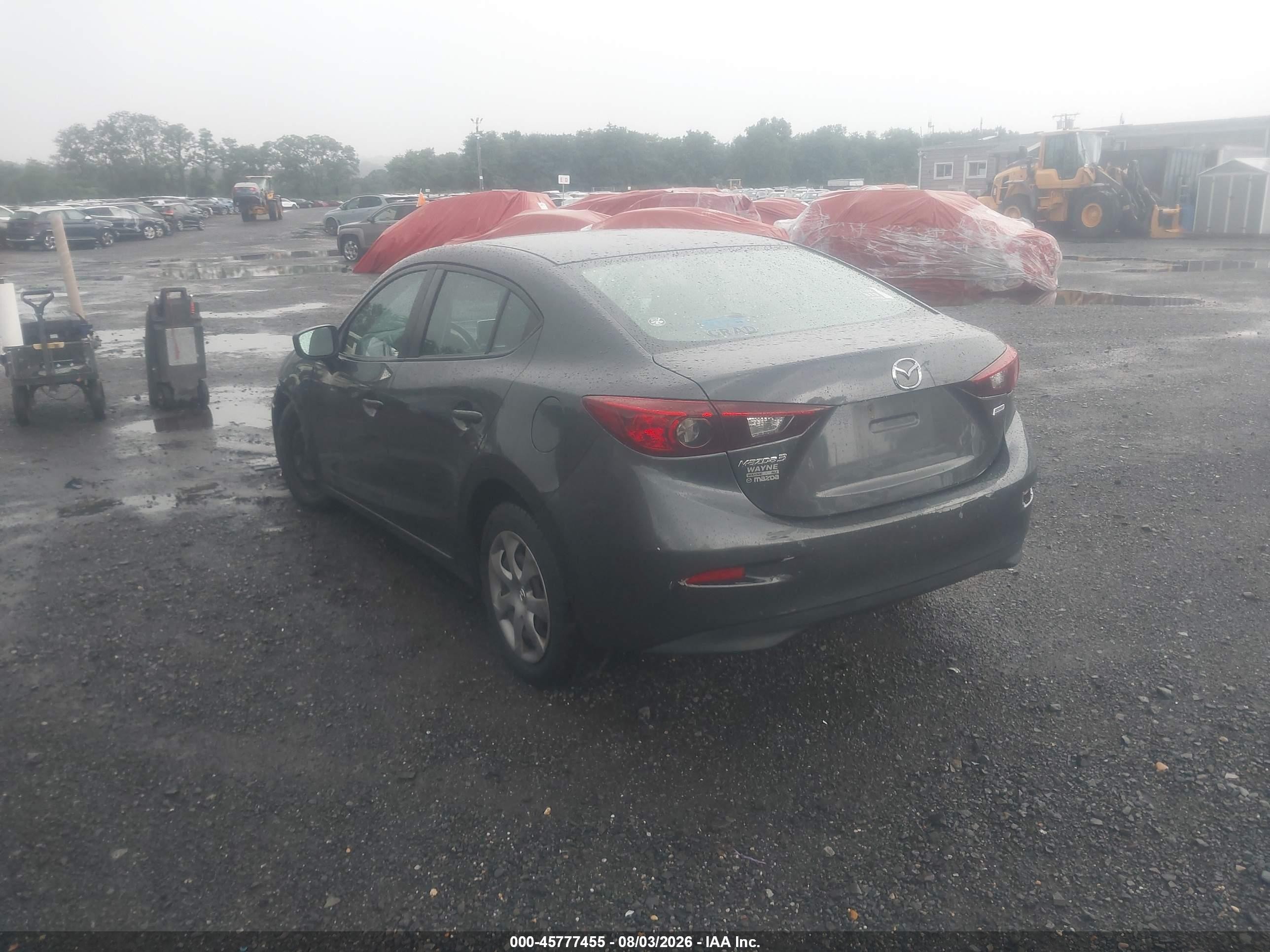 2015 Mazda Mazda3 I Sport Gray vin: 3MZBM1U75FM127386