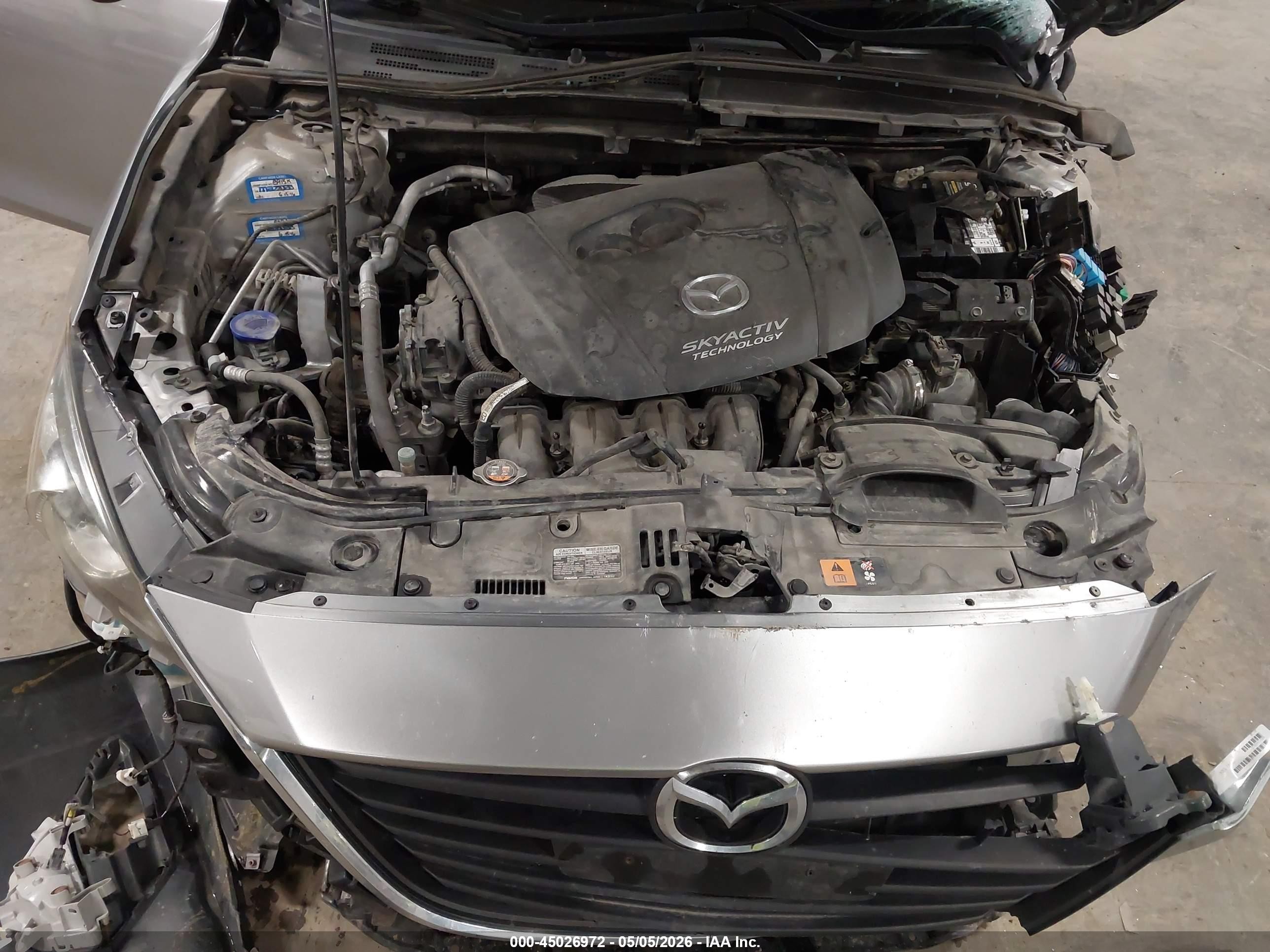 2015 Mazda Mazda3 I Sport Серебряный vin: 3MZBM1U75FM147847