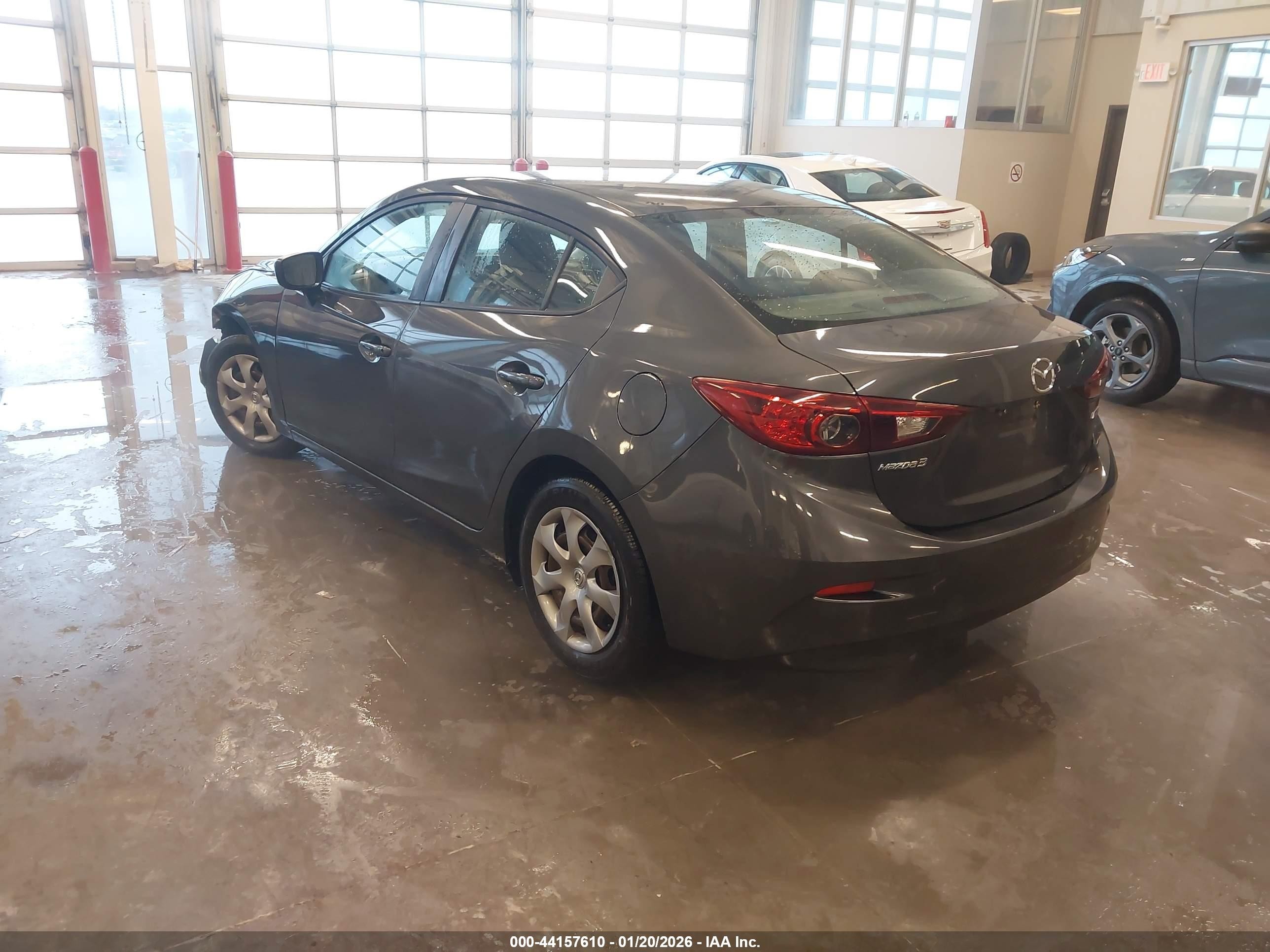2015 Mazda Mazda3 I Sport Gray vin: 3MZBM1U75FM155012