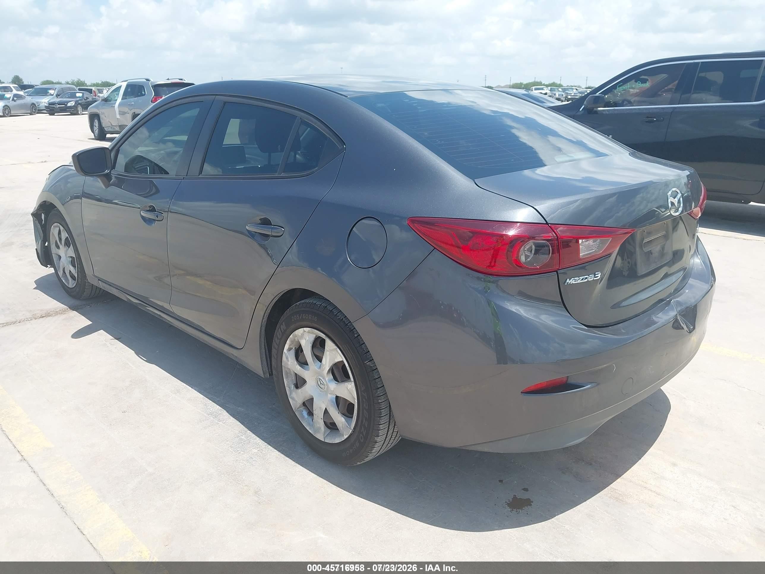 2015 Mazda Mazda3   Gray vin: 3MZBM1U75FM170870