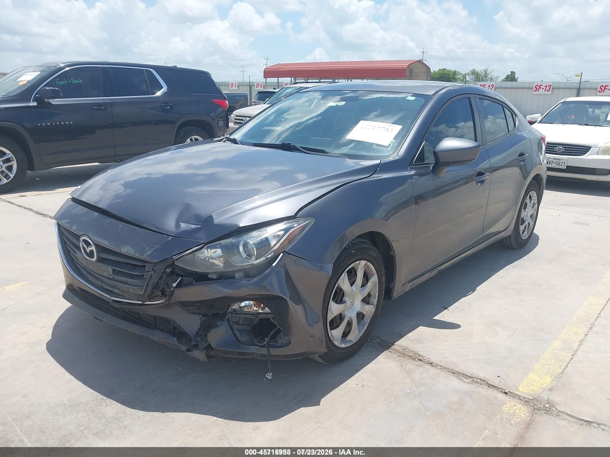 2015 Mazda Mazda3   Gray vin: 3MZBM1U75FM170870
