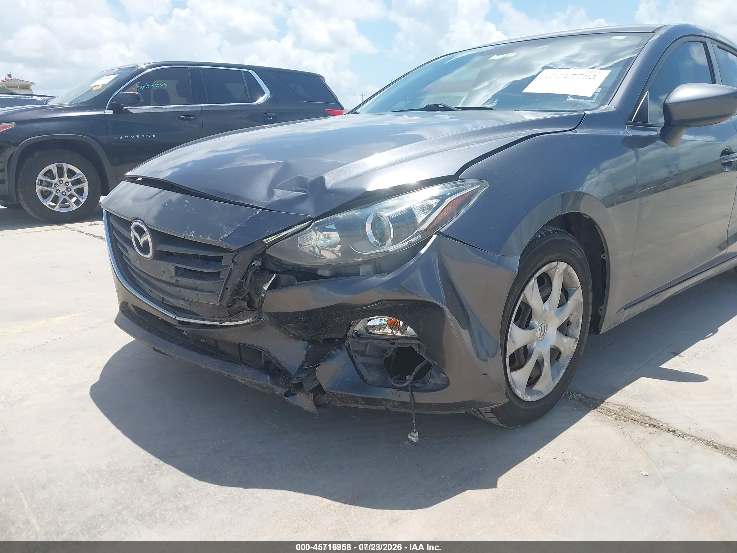2015 Mazda Mazda3   Gray vin: 3MZBM1U75FM170870