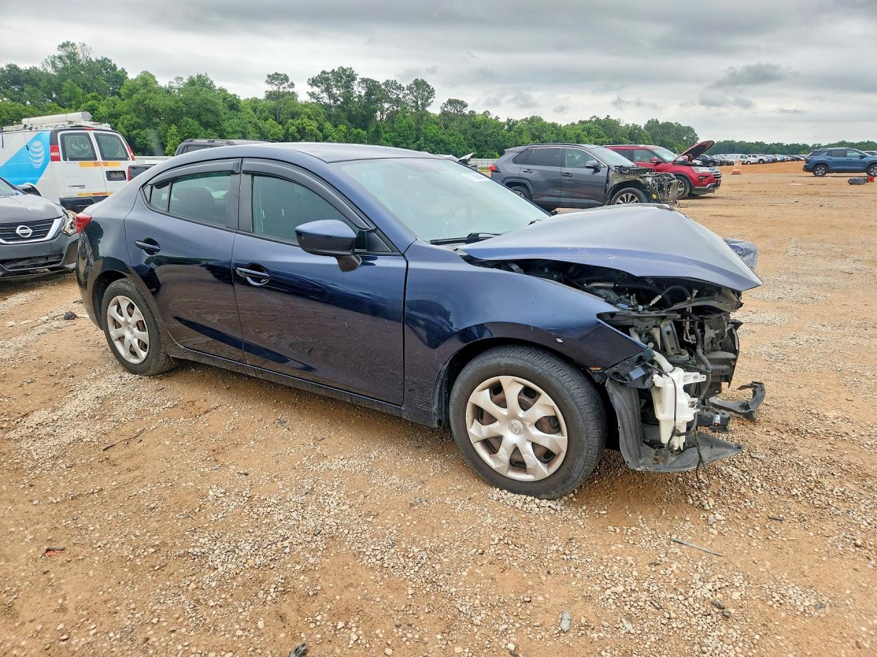 2015 Mazda 3 Sport Синий vin: 3MZBM1U75FM173493
