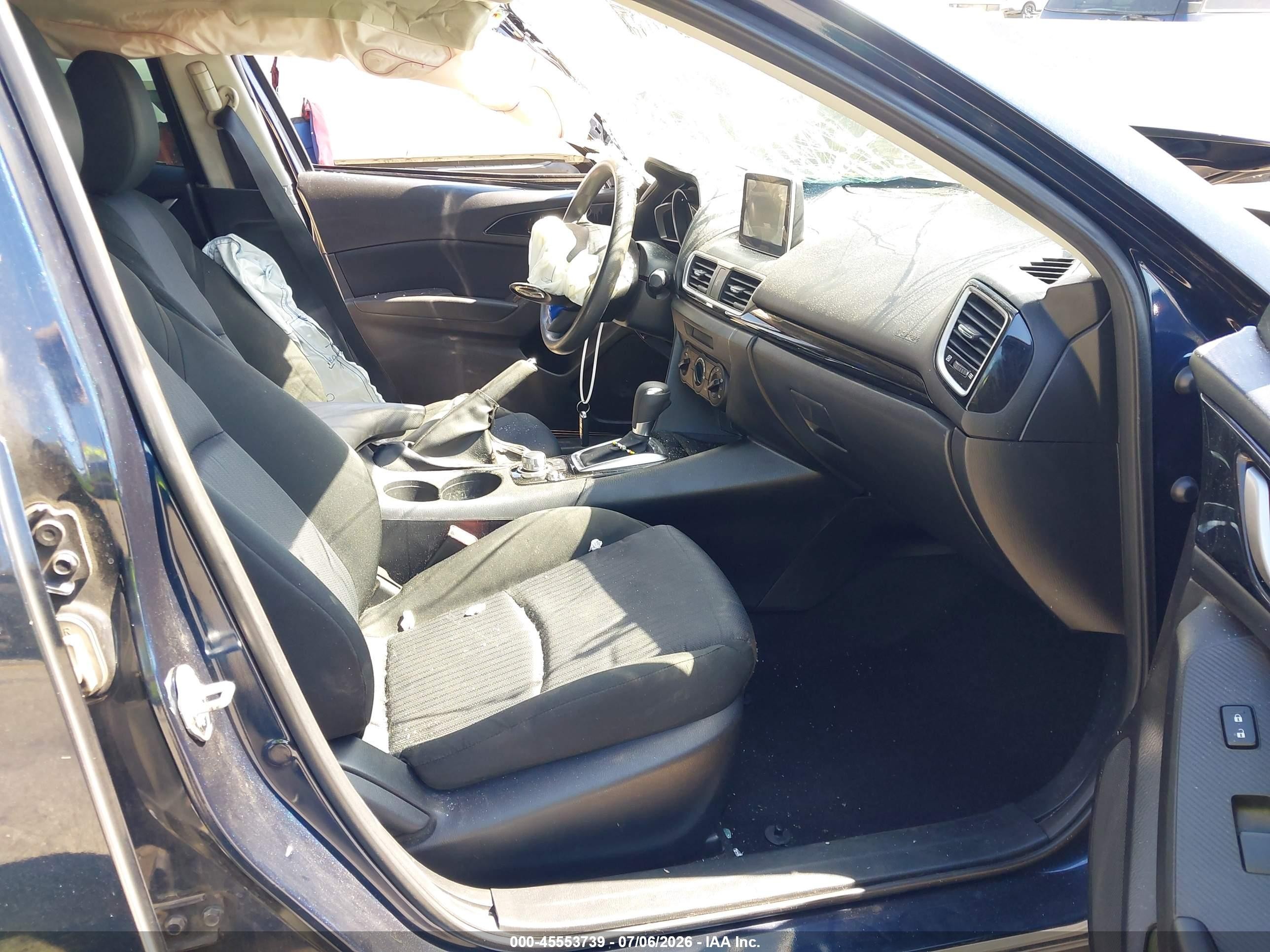 2015 Mazda Mazda3 I Sport Blue vin: 3MZBM1U75FM203527