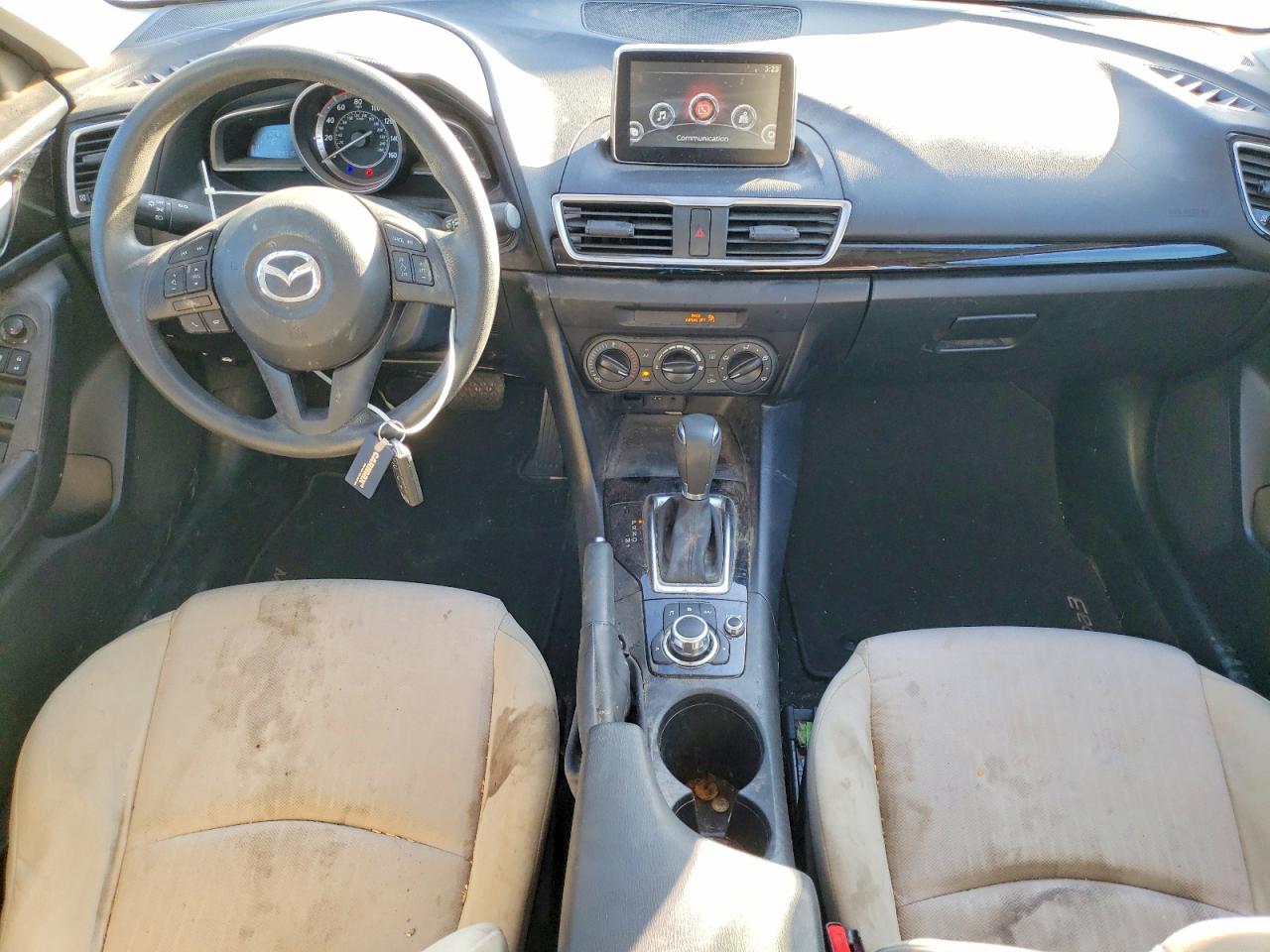 2015 Mazda 3 Sport White vin: 3MZBM1U75FM229688