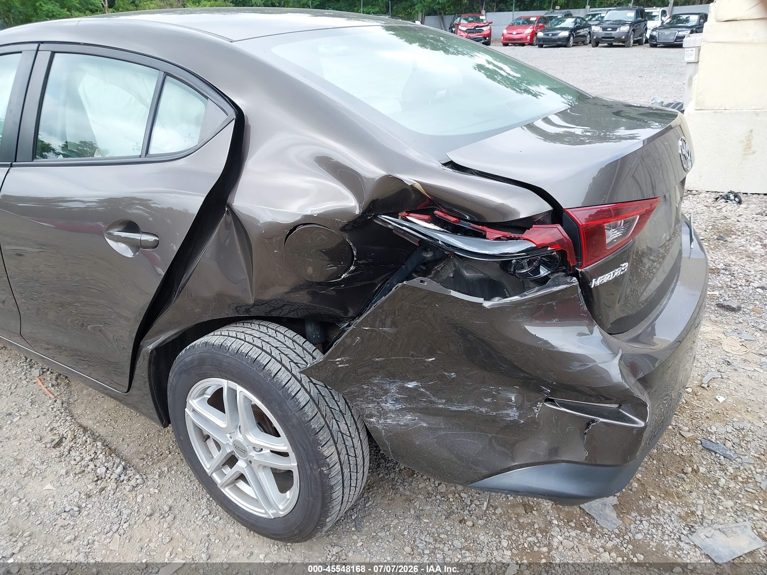 2015 Mazda Mazda3 I Sport Gray vin: 3MZBM1U76FM148795