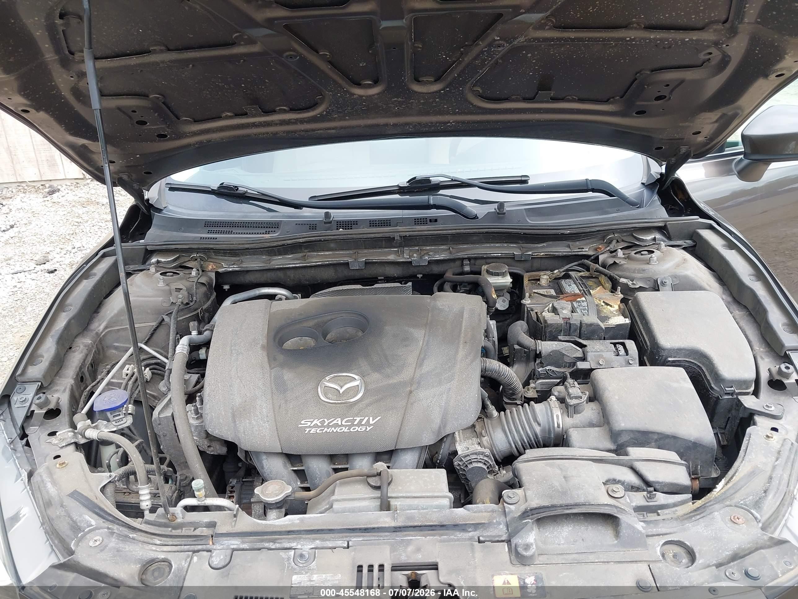 2015 Mazda Mazda3 I Sport Gray vin: 3MZBM1U76FM148795
