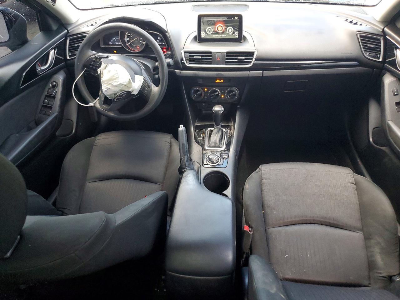 2015 Mazda 3 Sport White vin: 3MZBM1U76FM165015