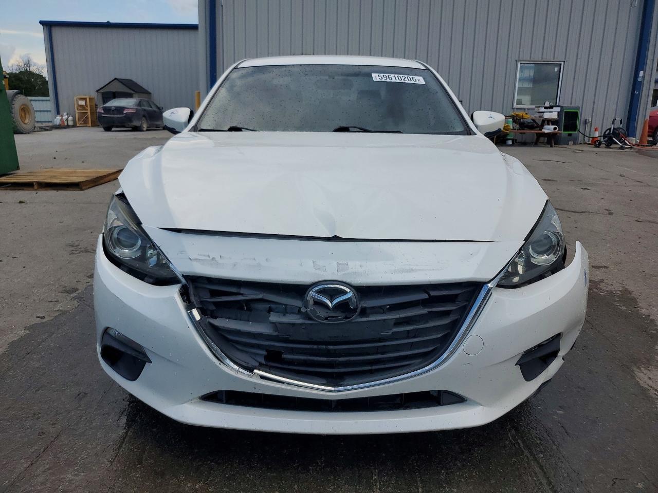 2015 Mazda 3 Sport White vin: 3MZBM1U76FM165015