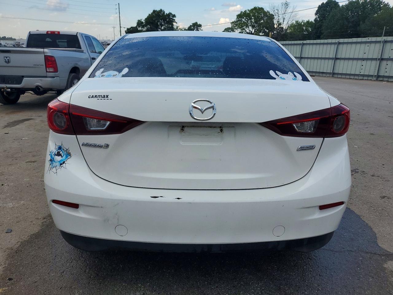 2015 Mazda 3 Sport White vin: 3MZBM1U76FM165015