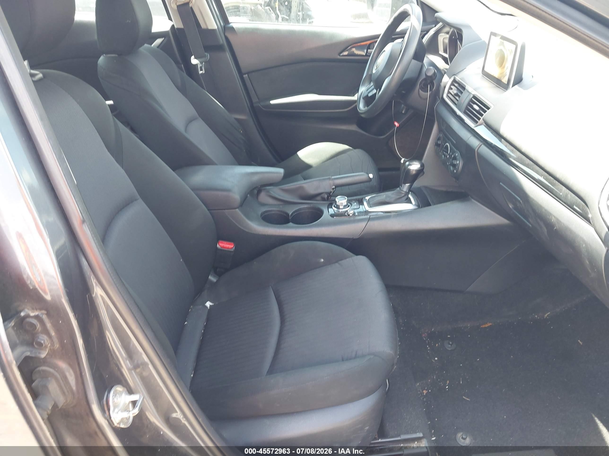 2015 Mazda Mazda3 I Sport Gray vin: 3MZBM1U76FM186477