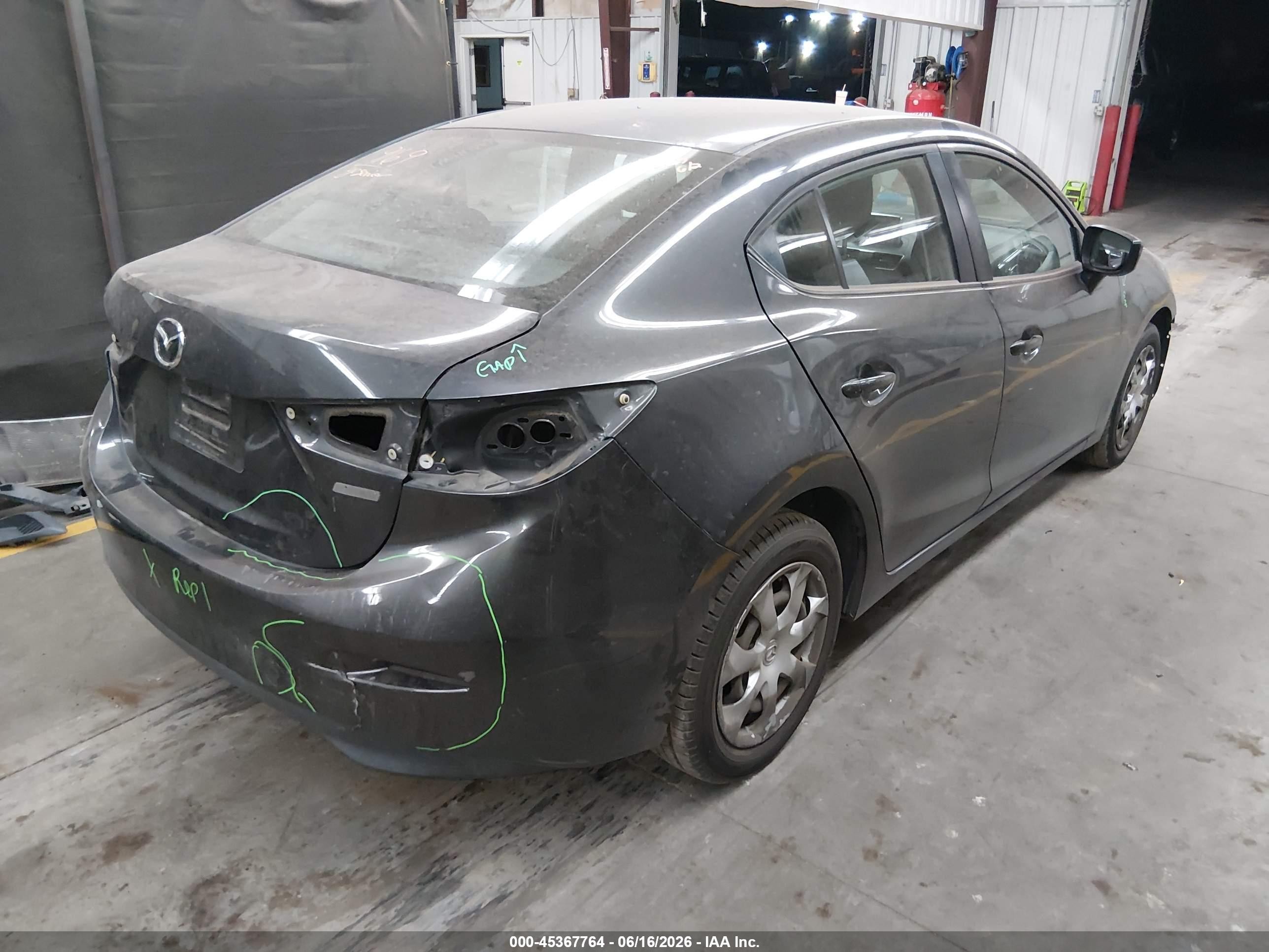2015 Mazda Mazda3 I Sport Серый vin: 3MZBM1U76FM200314
