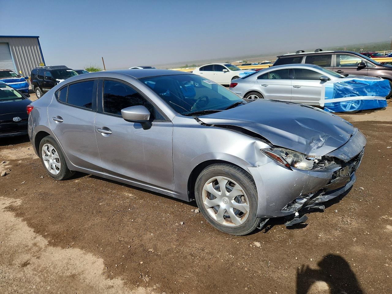 2015 Mazda 3 Sport Серебряный vin: 3MZBM1U76FM226086
