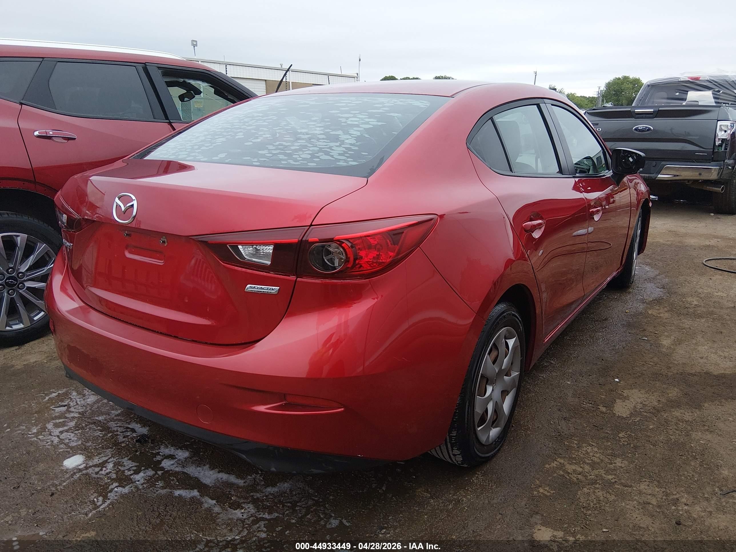 2014 Mazda Mazda3 I Sport Red vin: 3MZBM1U77EM102052