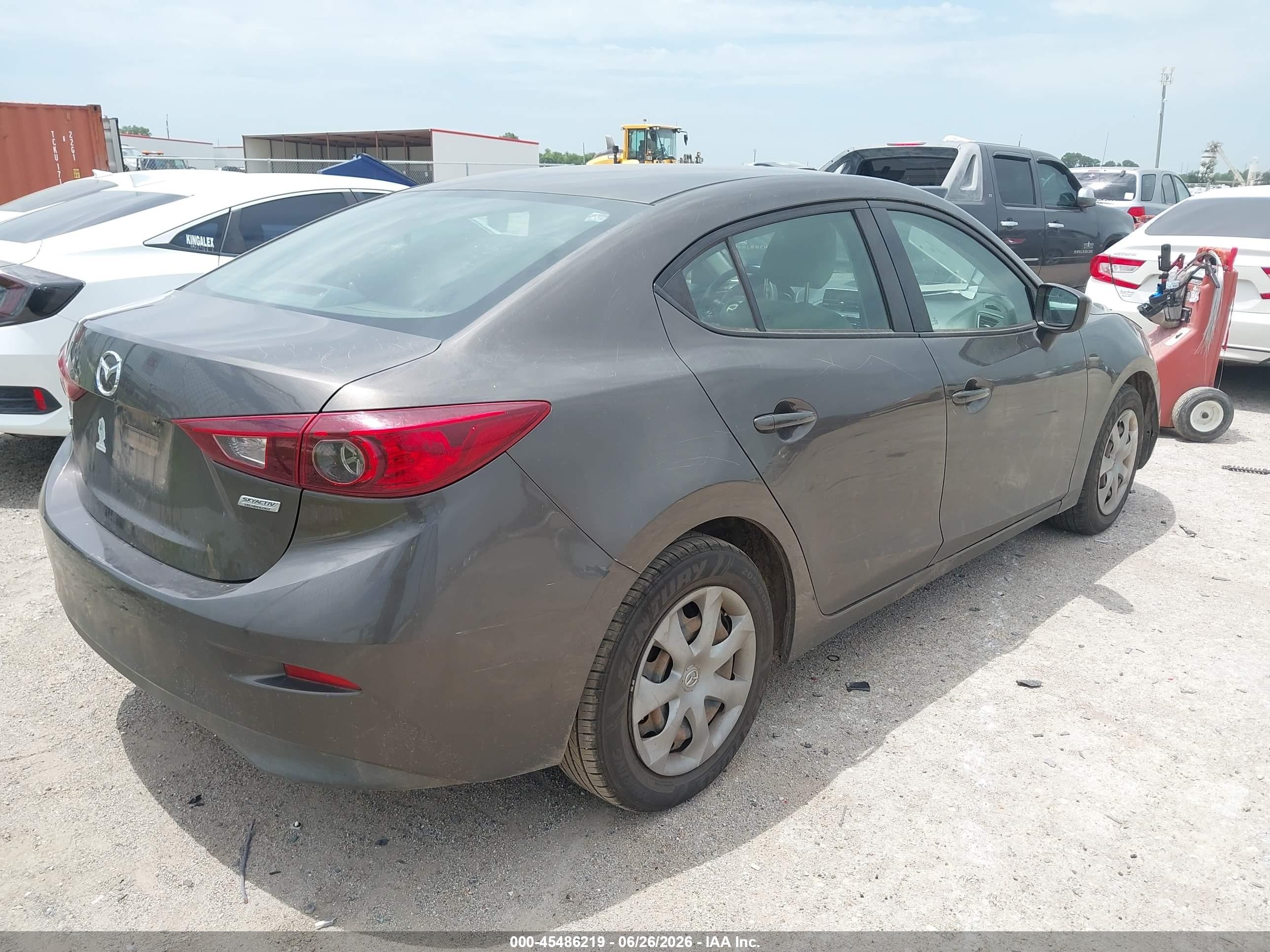 2014 Mazda Mazda3 I Sport Серый vin: 3MZBM1U77EM119093