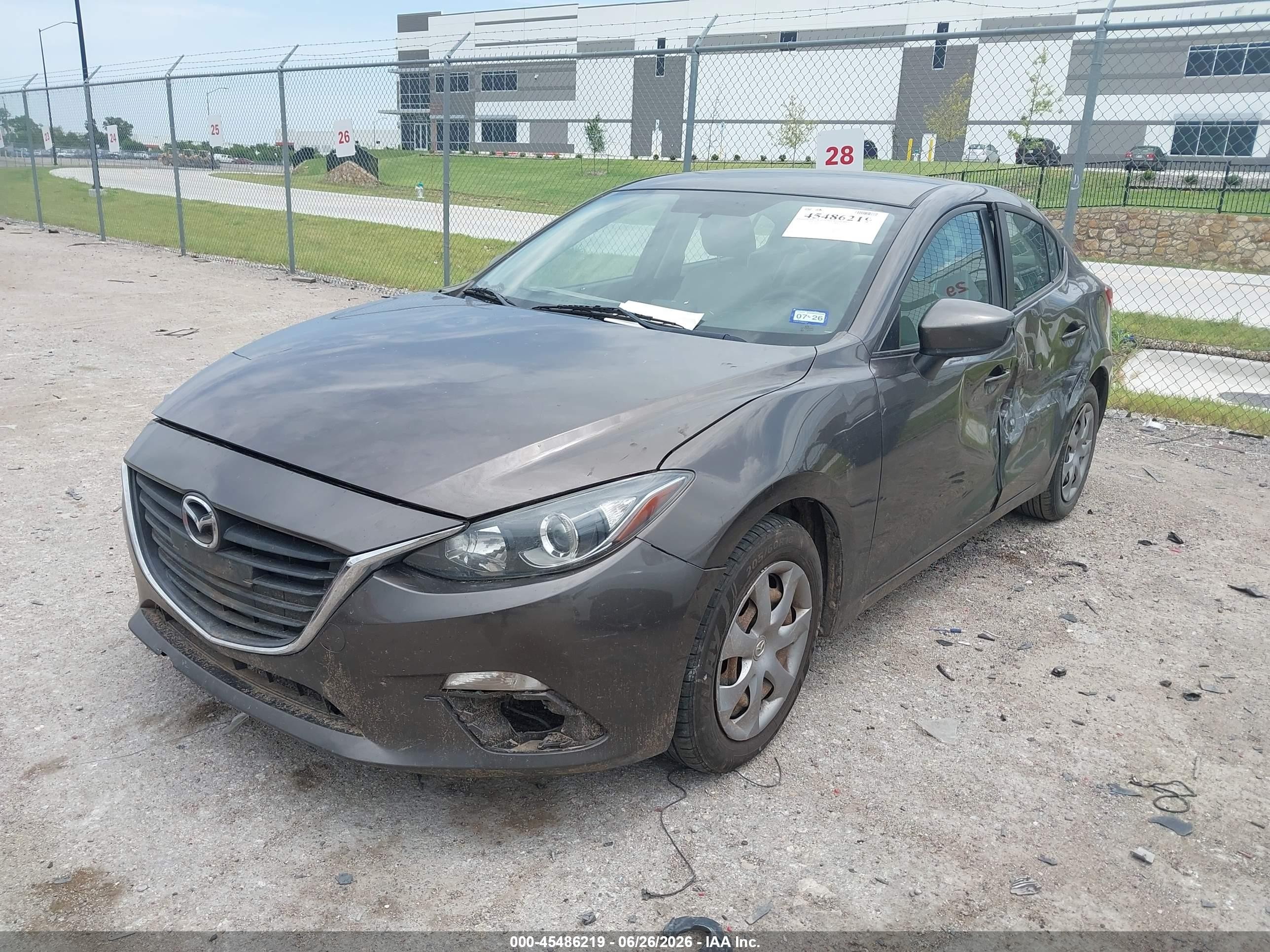 2014 Mazda Mazda3 I Sport Серый vin: 3MZBM1U77EM119093