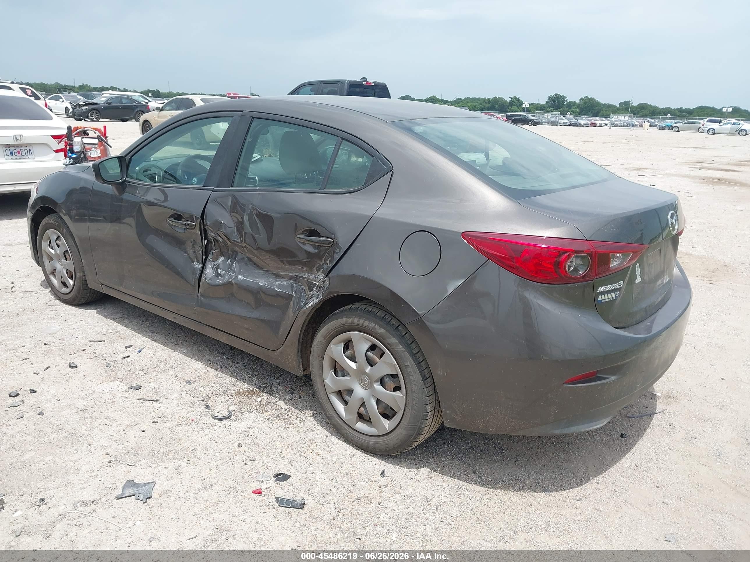 2014 Mazda Mazda3 I Sport Серый vin: 3MZBM1U77EM119093