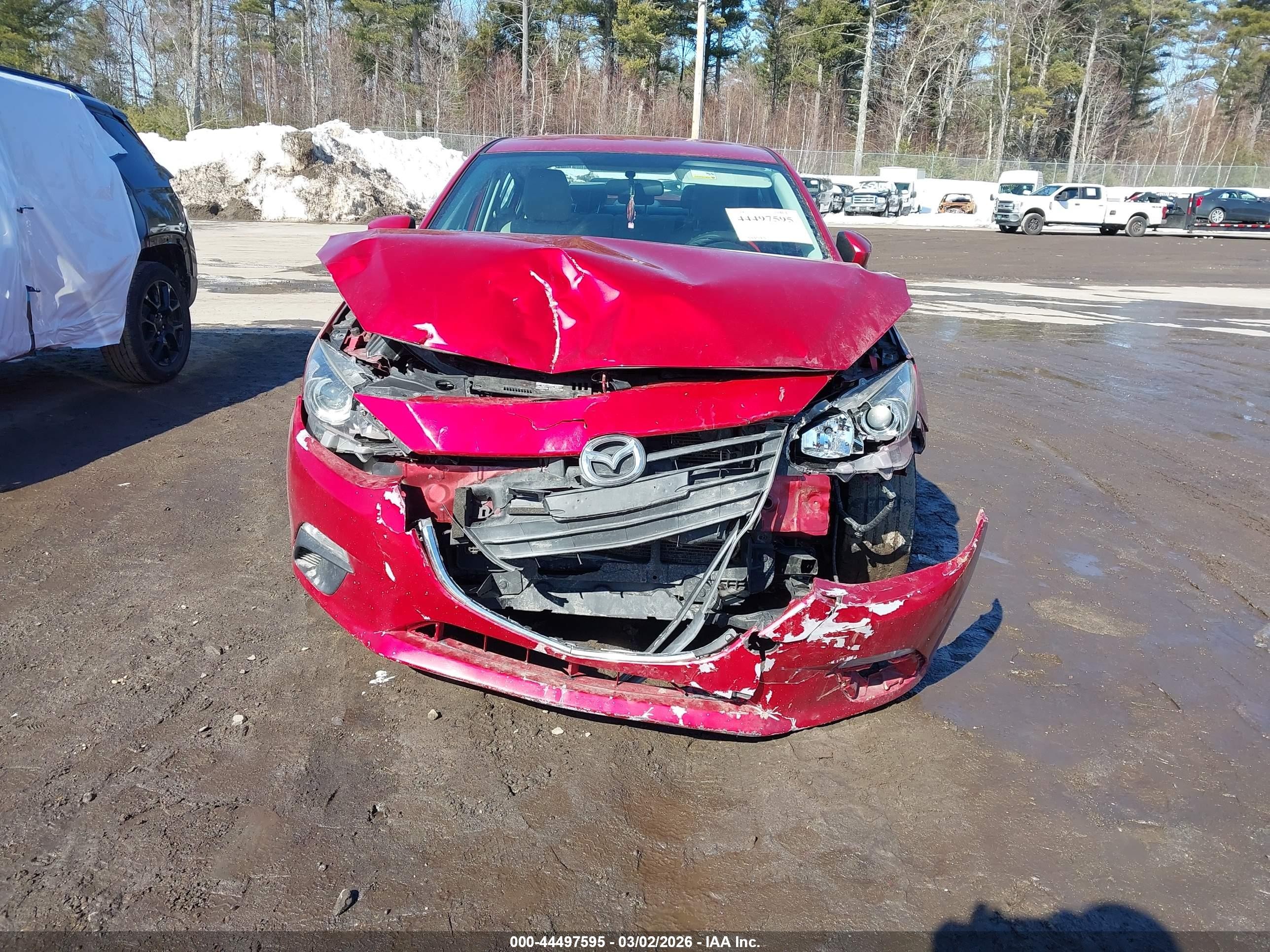 2015 Mazda Mazda3 I Sport Red vin: 3MZBM1U77FM175553