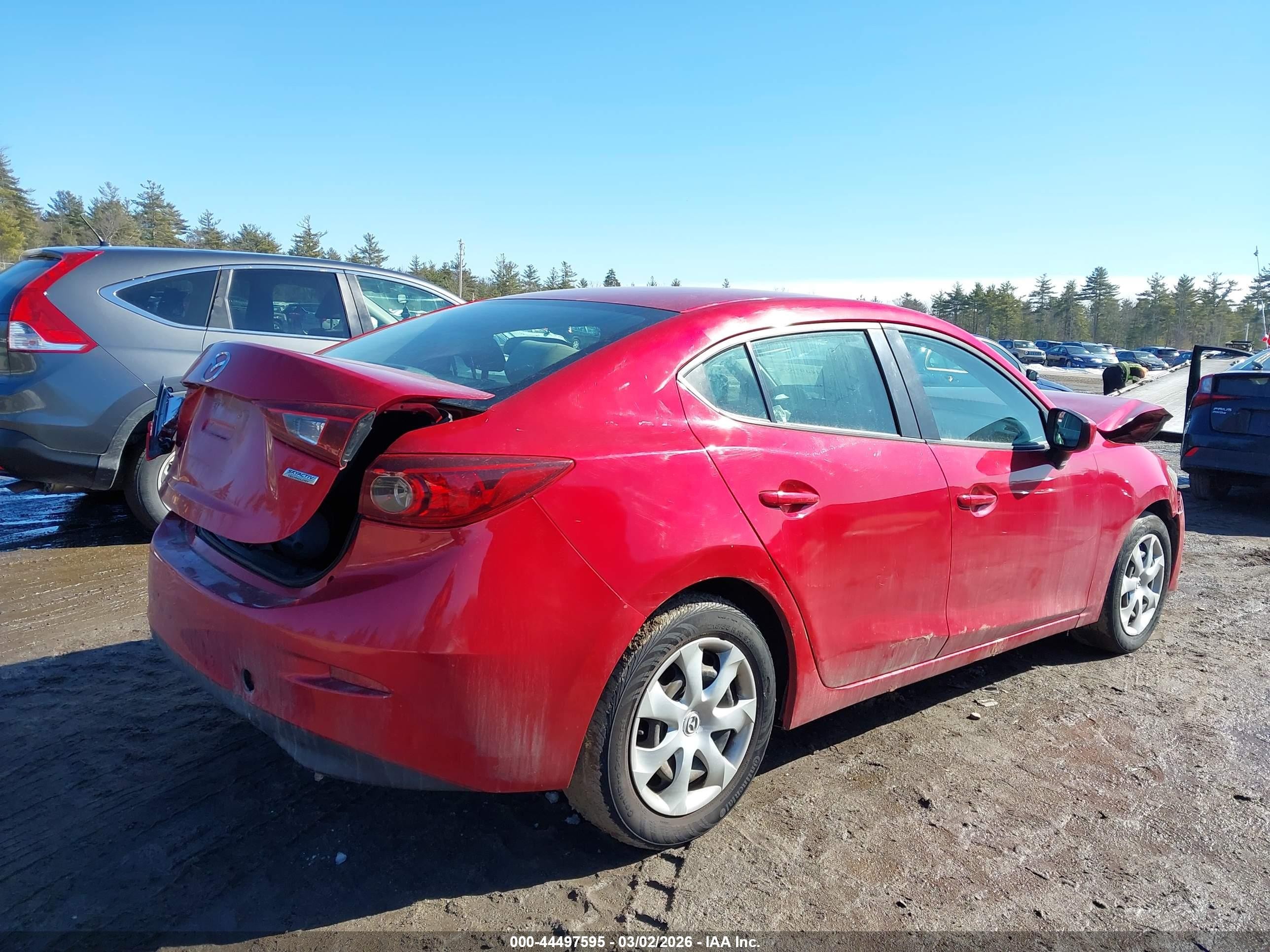 2015 Mazda Mazda3 I Sport Red vin: 3MZBM1U77FM175553