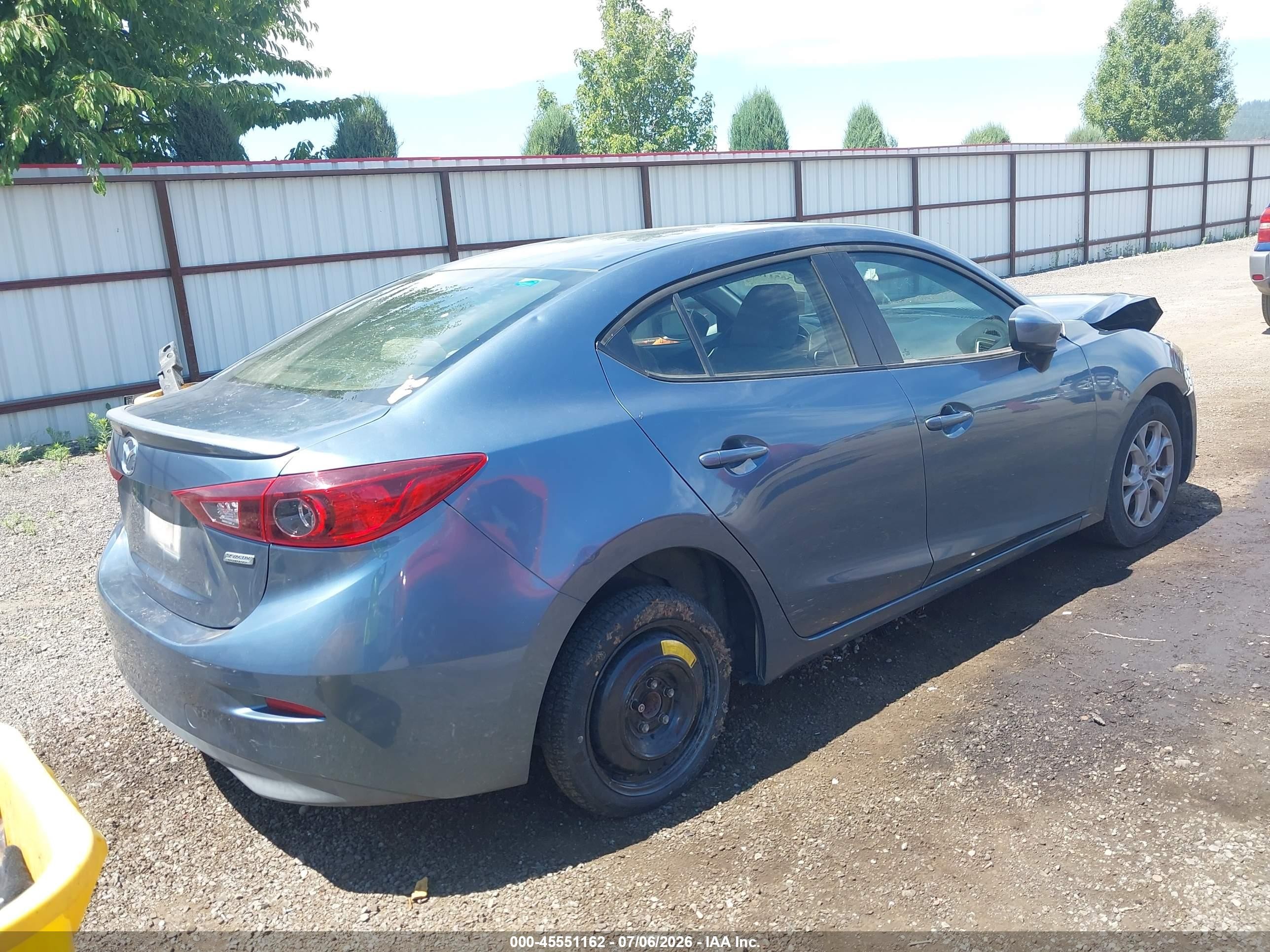 2015 Mazda Mazda3 I Sport Blue vin: 3MZBM1U77FM189310