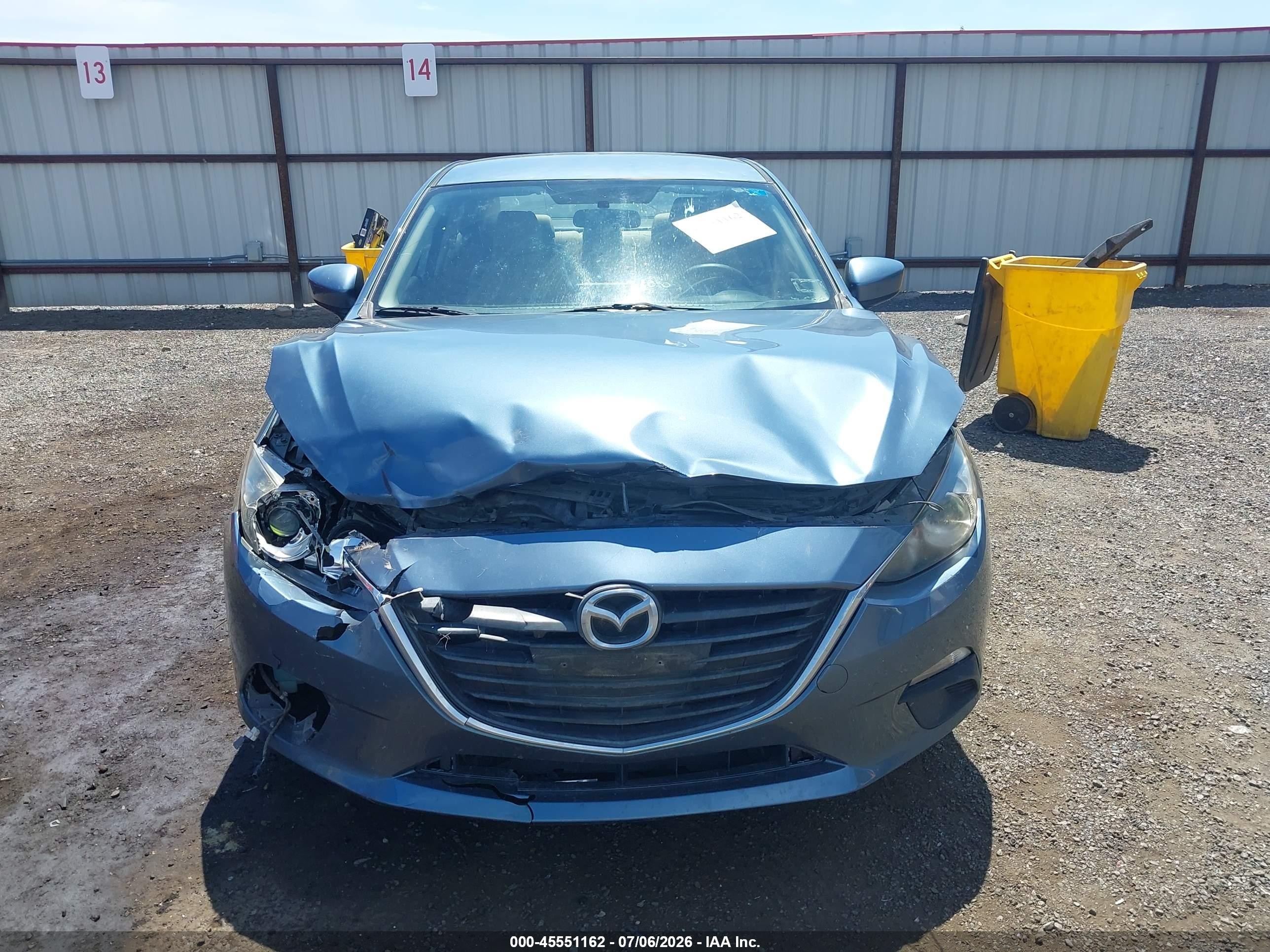 2015 Mazda Mazda3 I Sport Blue vin: 3MZBM1U77FM189310
