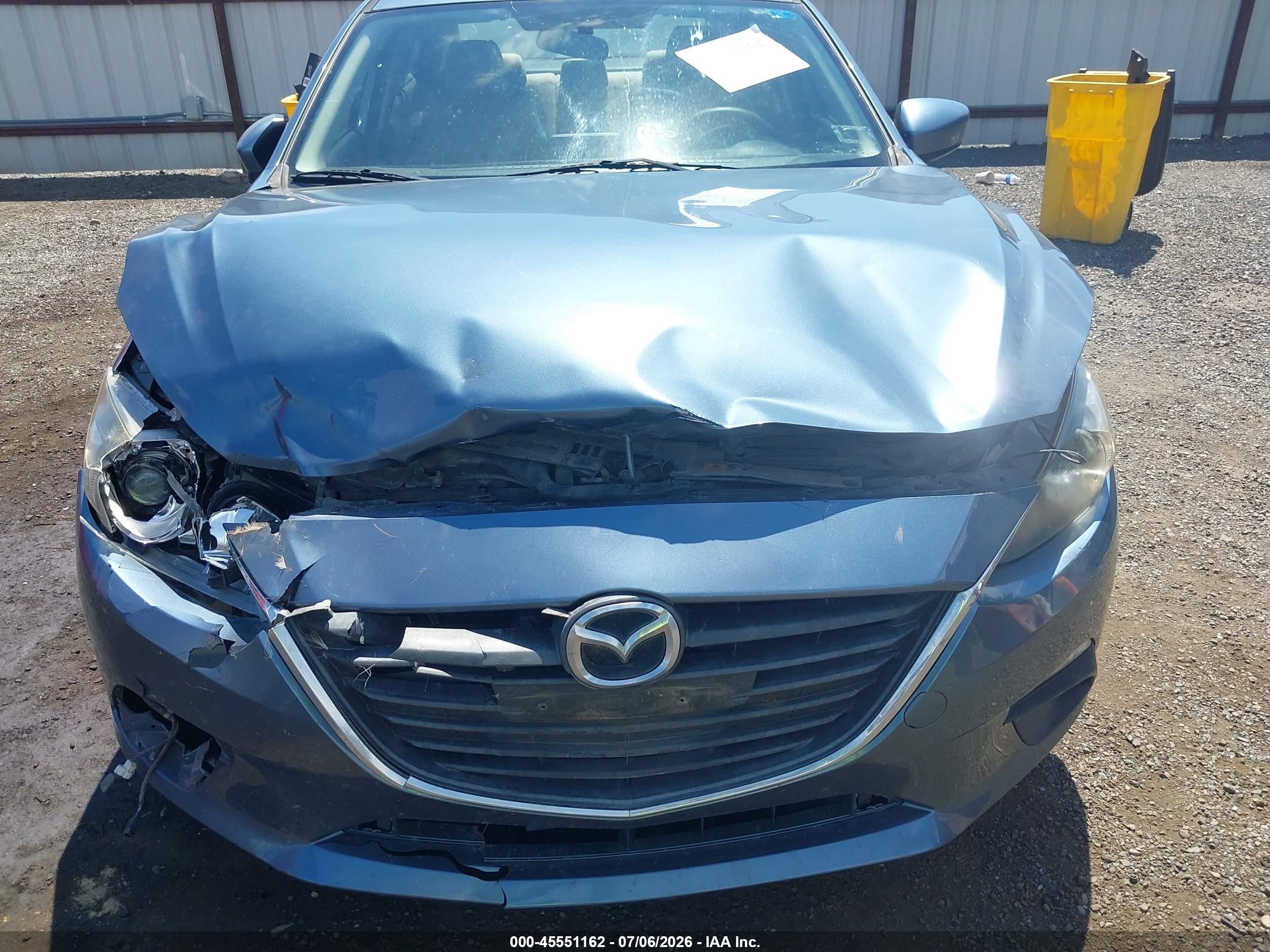 2015 Mazda Mazda3 I Sport Blue vin: 3MZBM1U77FM189310