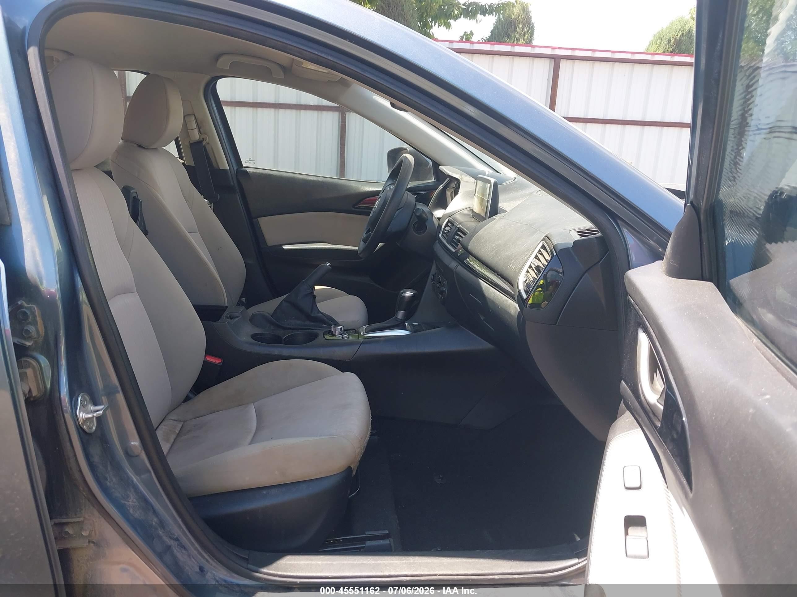 2015 Mazda Mazda3 I Sport Blue vin: 3MZBM1U77FM189310