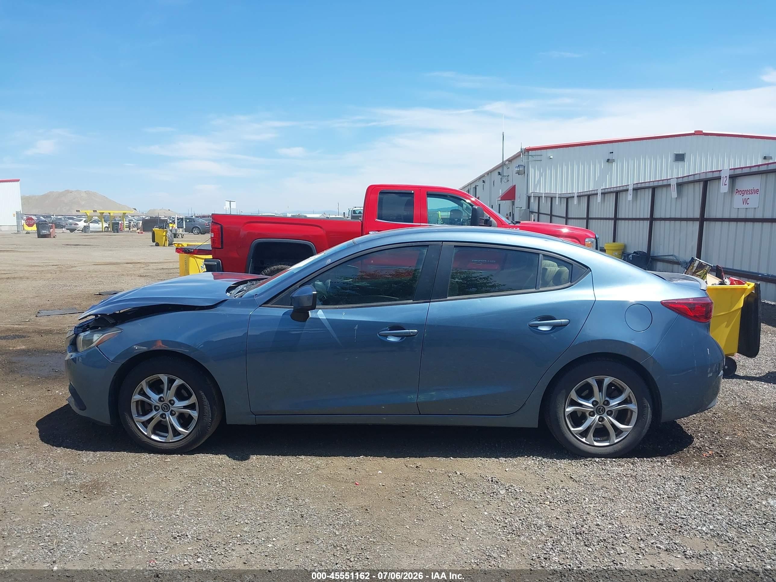 2015 Mazda Mazda3 I Sport Blue vin: 3MZBM1U77FM189310