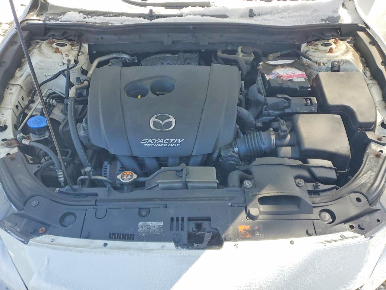 2015 Mazda 3 Sport White vin: 3MZBM1U77FM201276