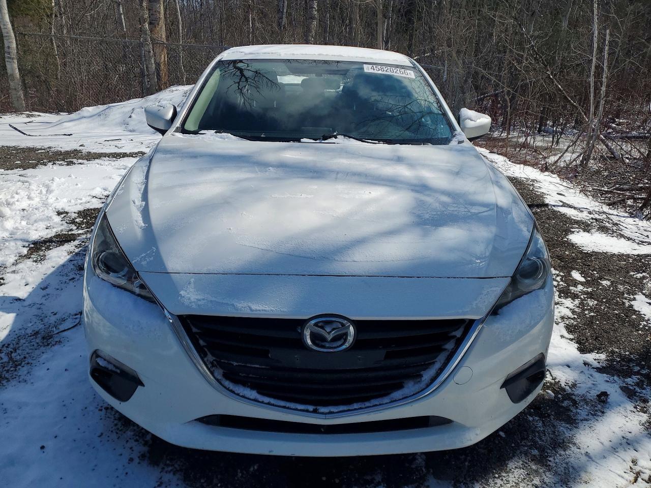2015 Mazda 3 Sport White vin: 3MZBM1U77FM201276