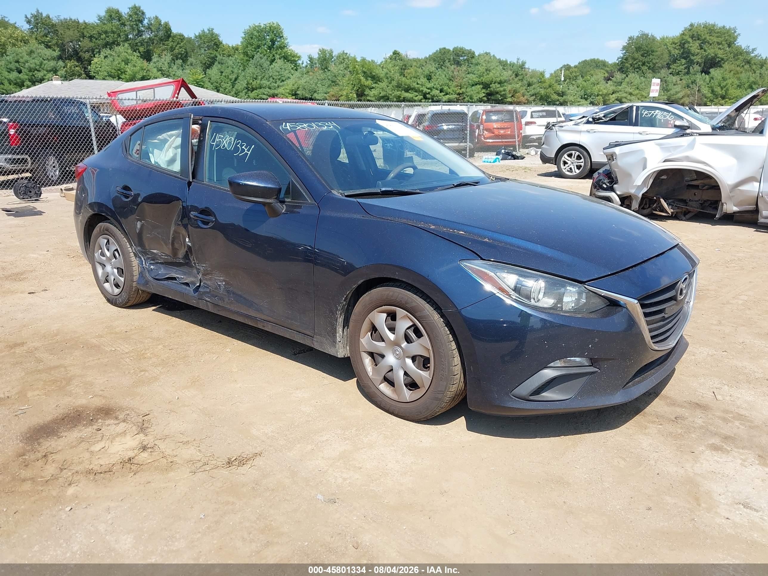 2014 Mazda Mazda3 I Sport Blue vin: 3MZBM1U78EM104618