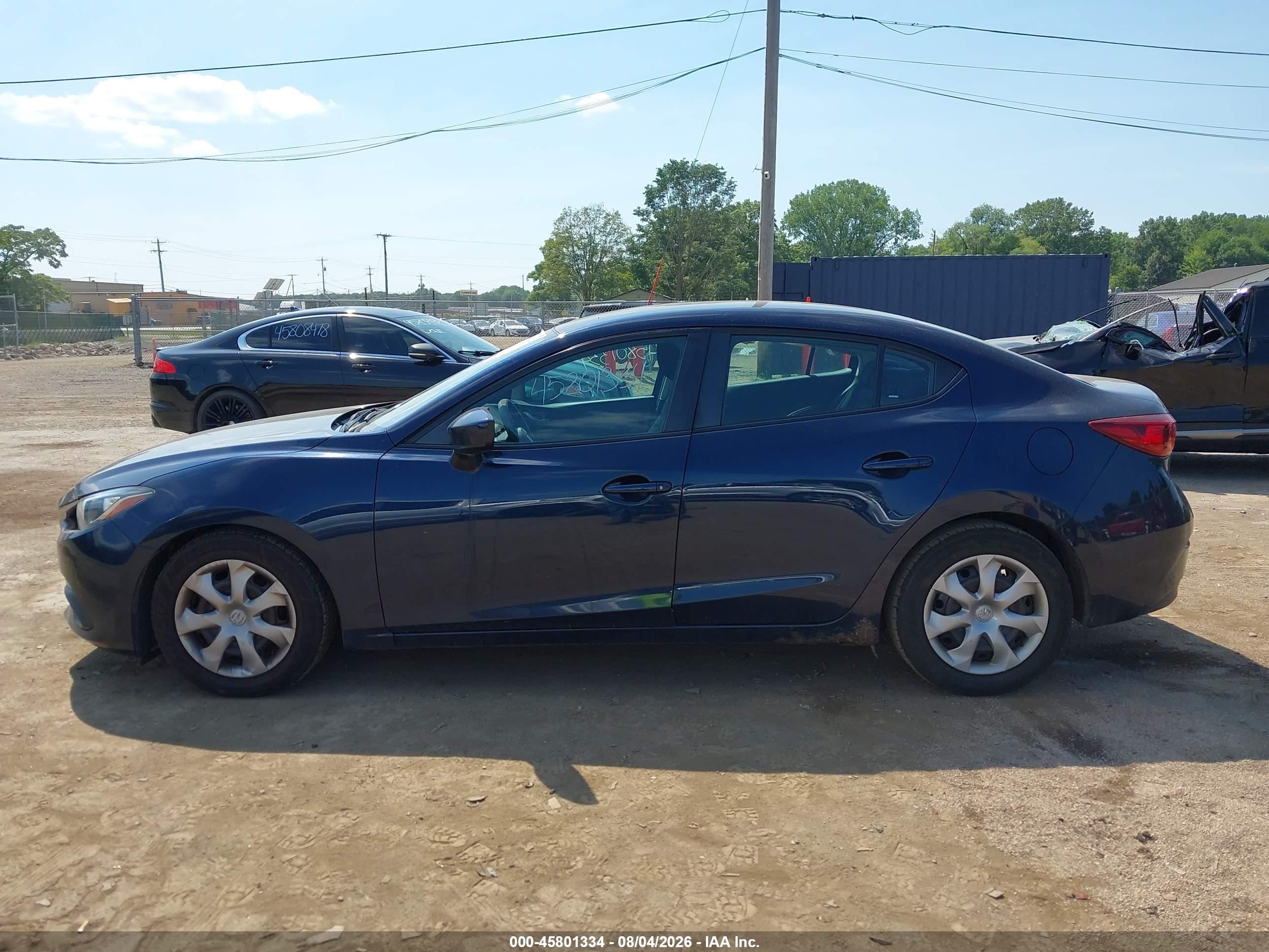 2014 Mazda Mazda3 I Sport Blue vin: 3MZBM1U78EM104618
