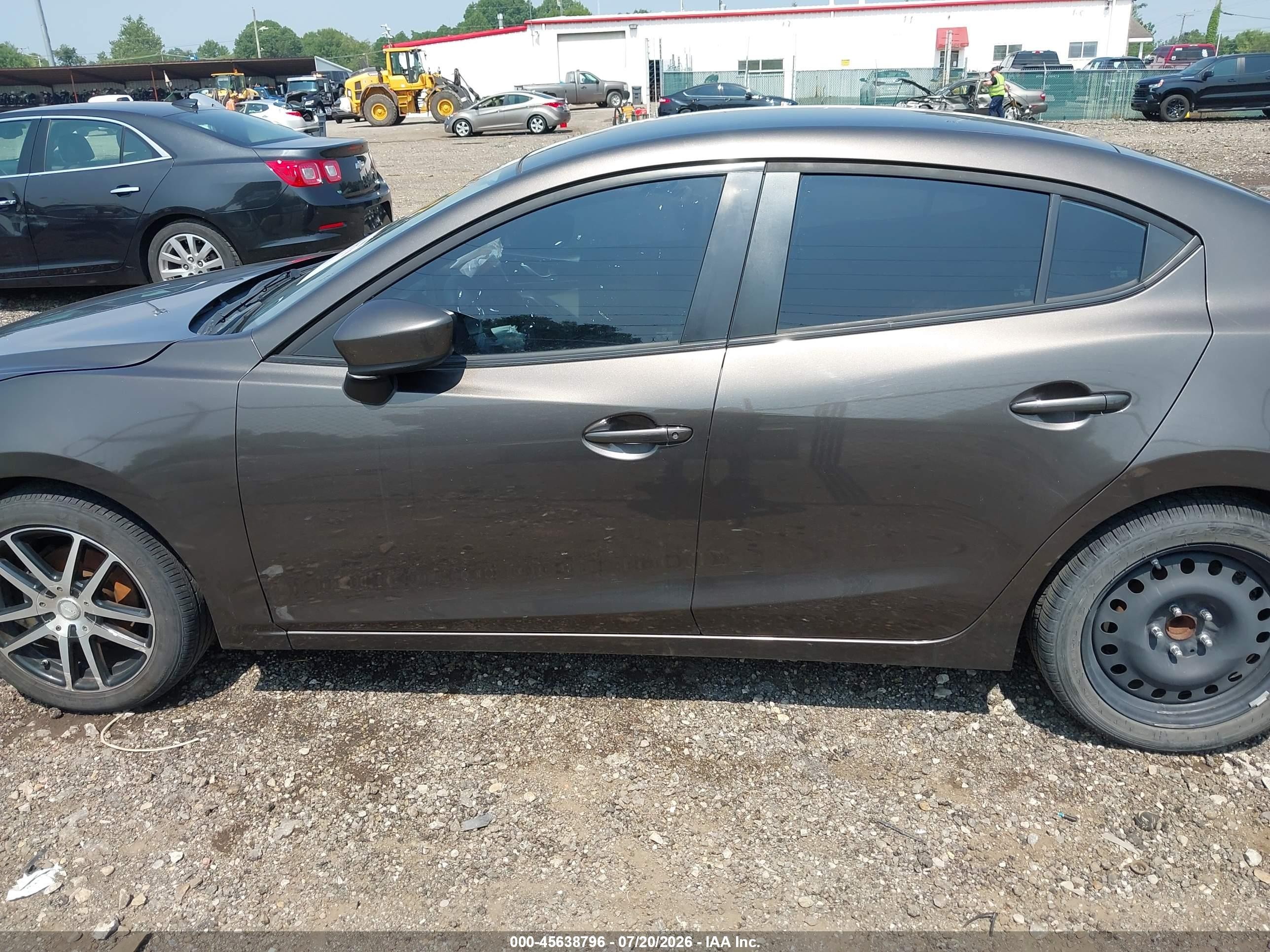 2015 Mazda Mazda3 I Sport Gray vin: 3MZBM1U78FM149088