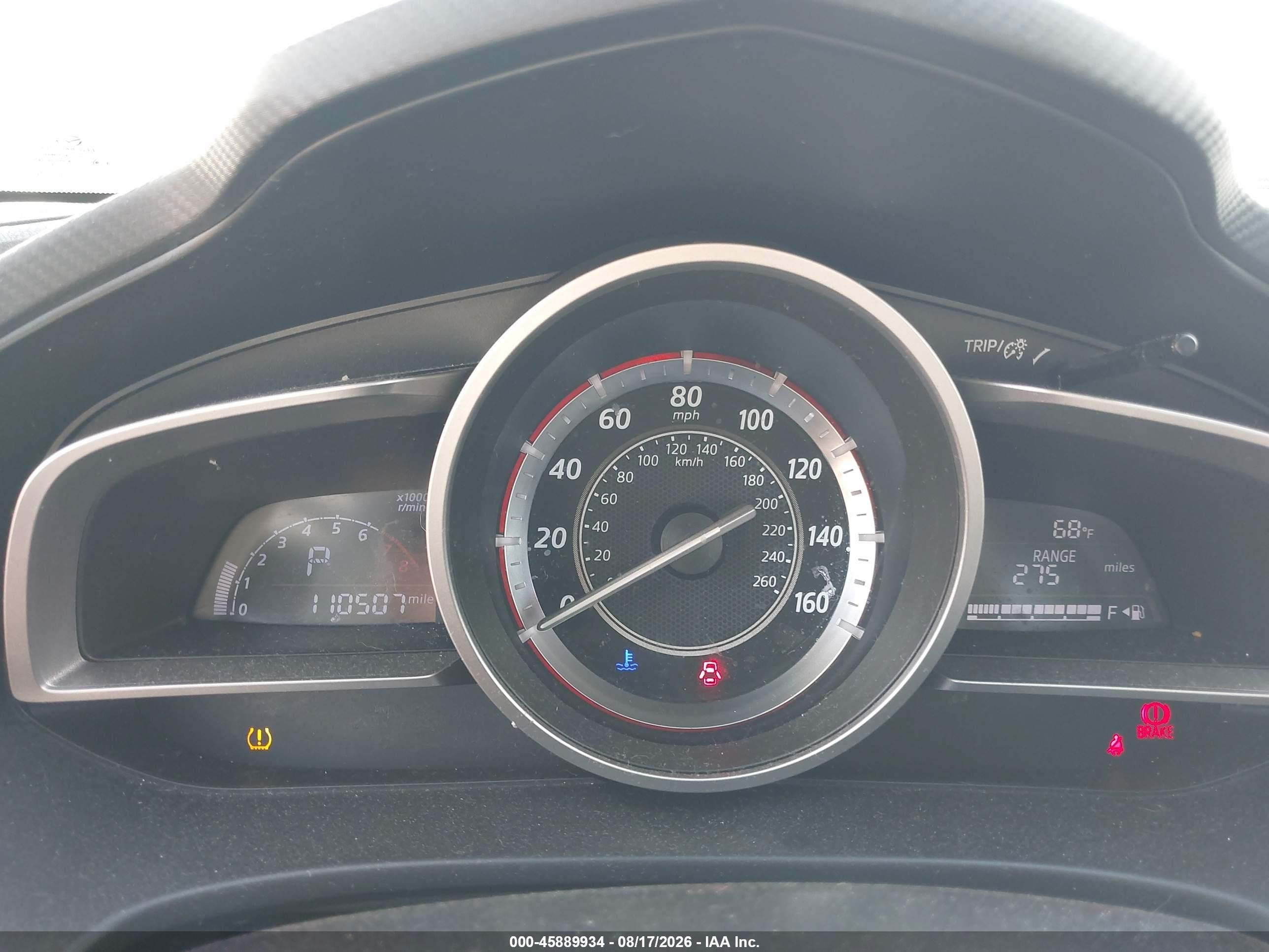 2015 Mazda Mazda3 I Sport Серый vin: 3MZBM1U78FM175920
