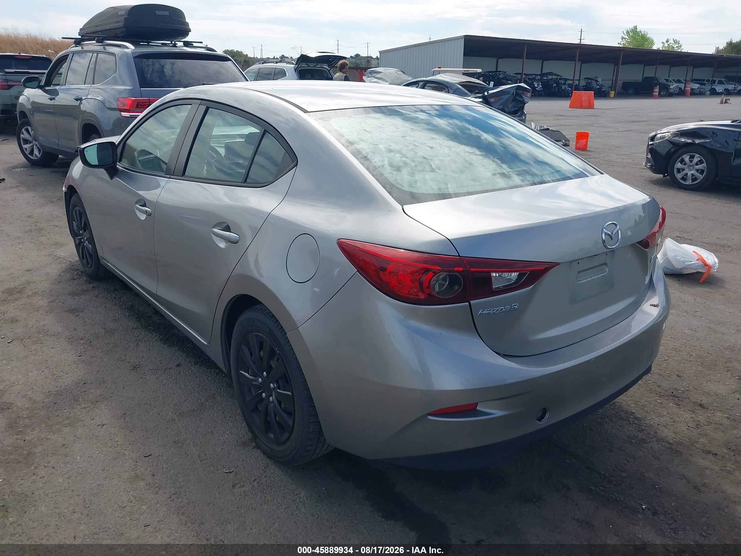 2015 Mazda Mazda3 I Sport Серый vin: 3MZBM1U78FM175920