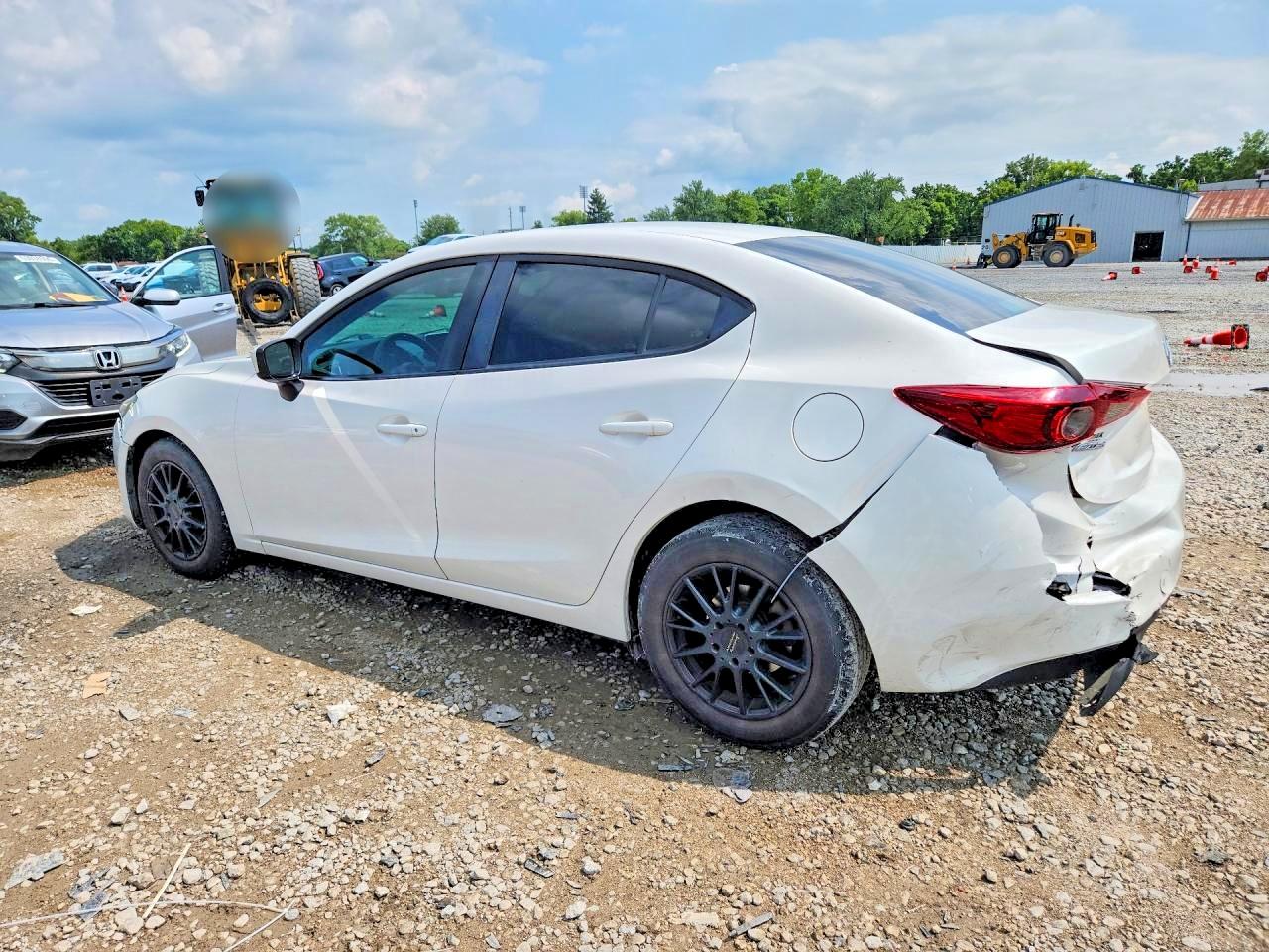 2015 Mazda 3 Sport White vin: 3MZBM1U78FM233282