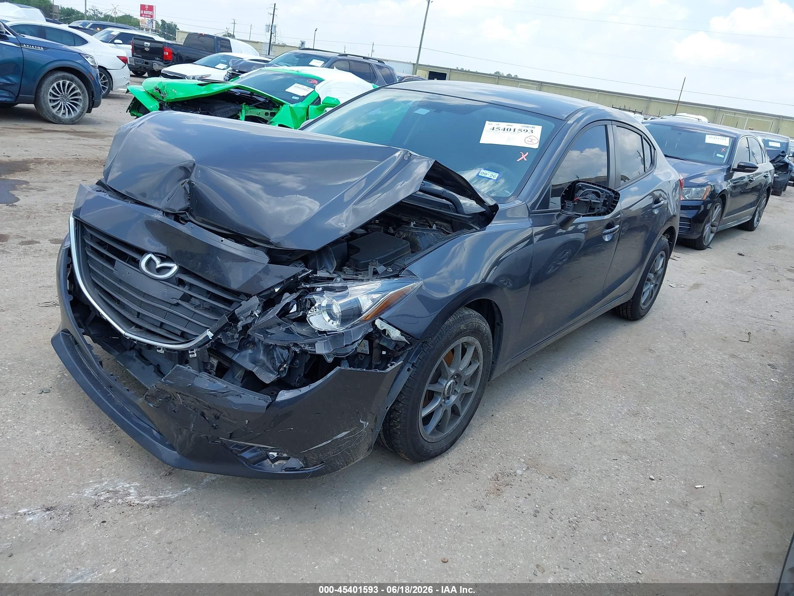 2015 Mazda Mazda3 I Sport Gray vin: 3MZBM1U79FM143610