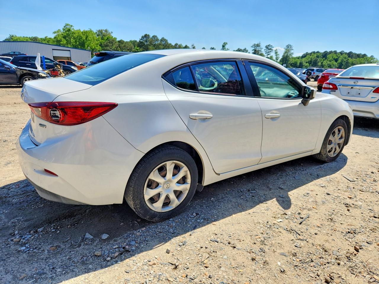 2015 Mazda 3 Sport White vin: 3MZBM1U79FM173643