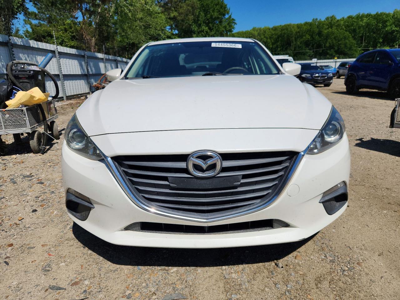 2015 Mazda 3 Sport White vin: 3MZBM1U79FM173643