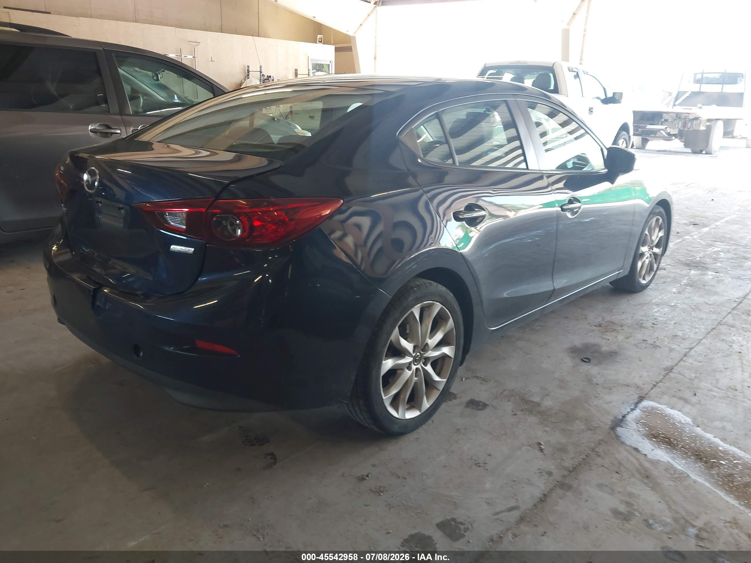 2014 Mazda Mazda3 I Sport Dark Blue vin: 3MZBM1U7XEM100618
