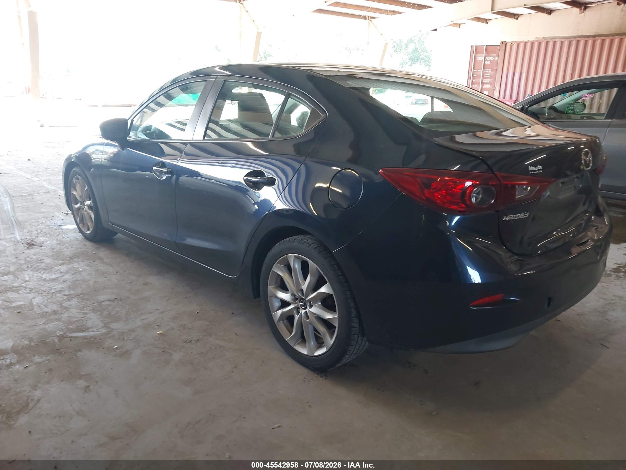 2014 Mazda Mazda3 I Sport Dark Blue vin: 3MZBM1U7XEM100618