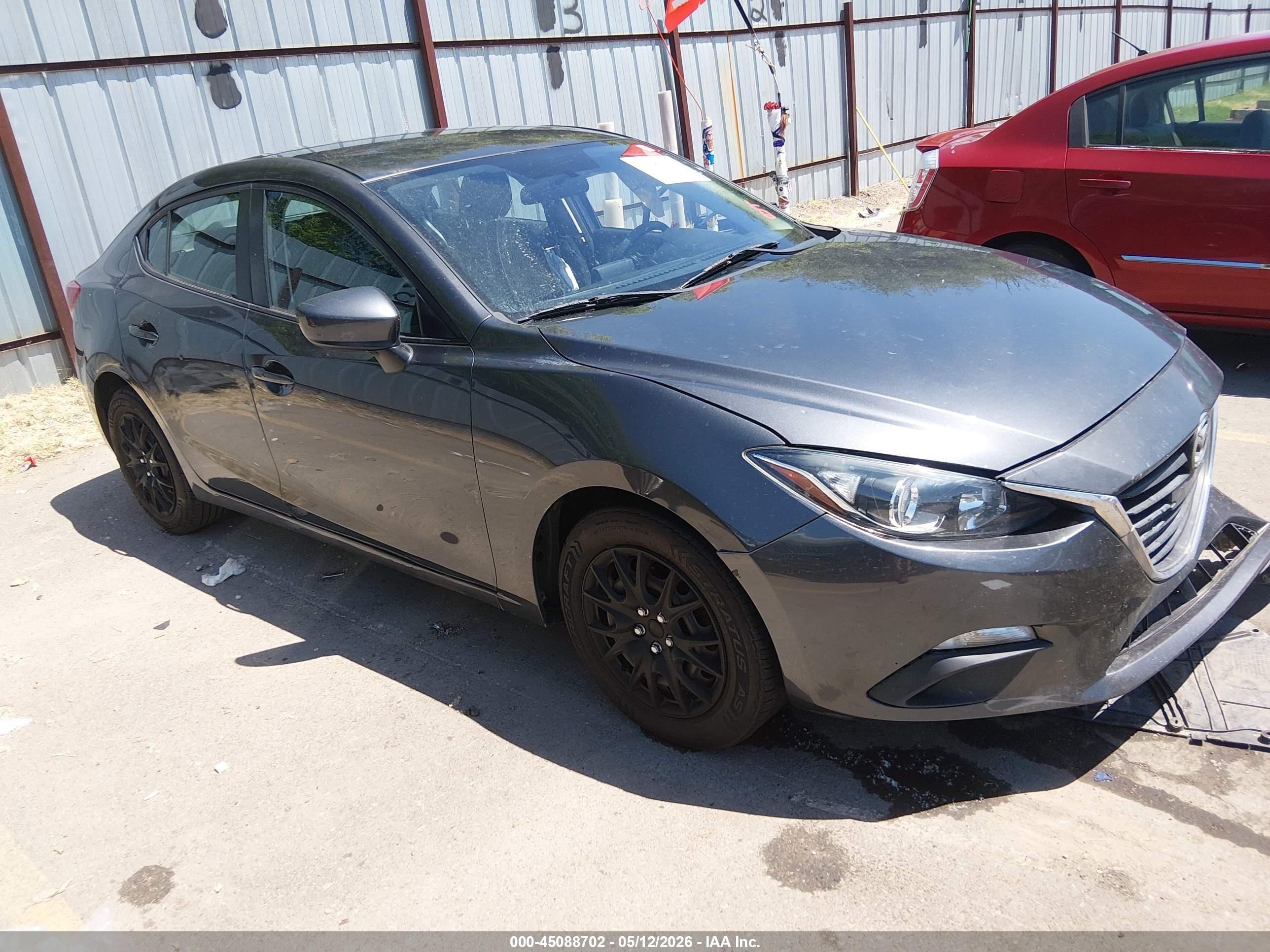 2014 Mazda Mazda3 I Sport Gray vin: 3MZBM1U7XEM107648