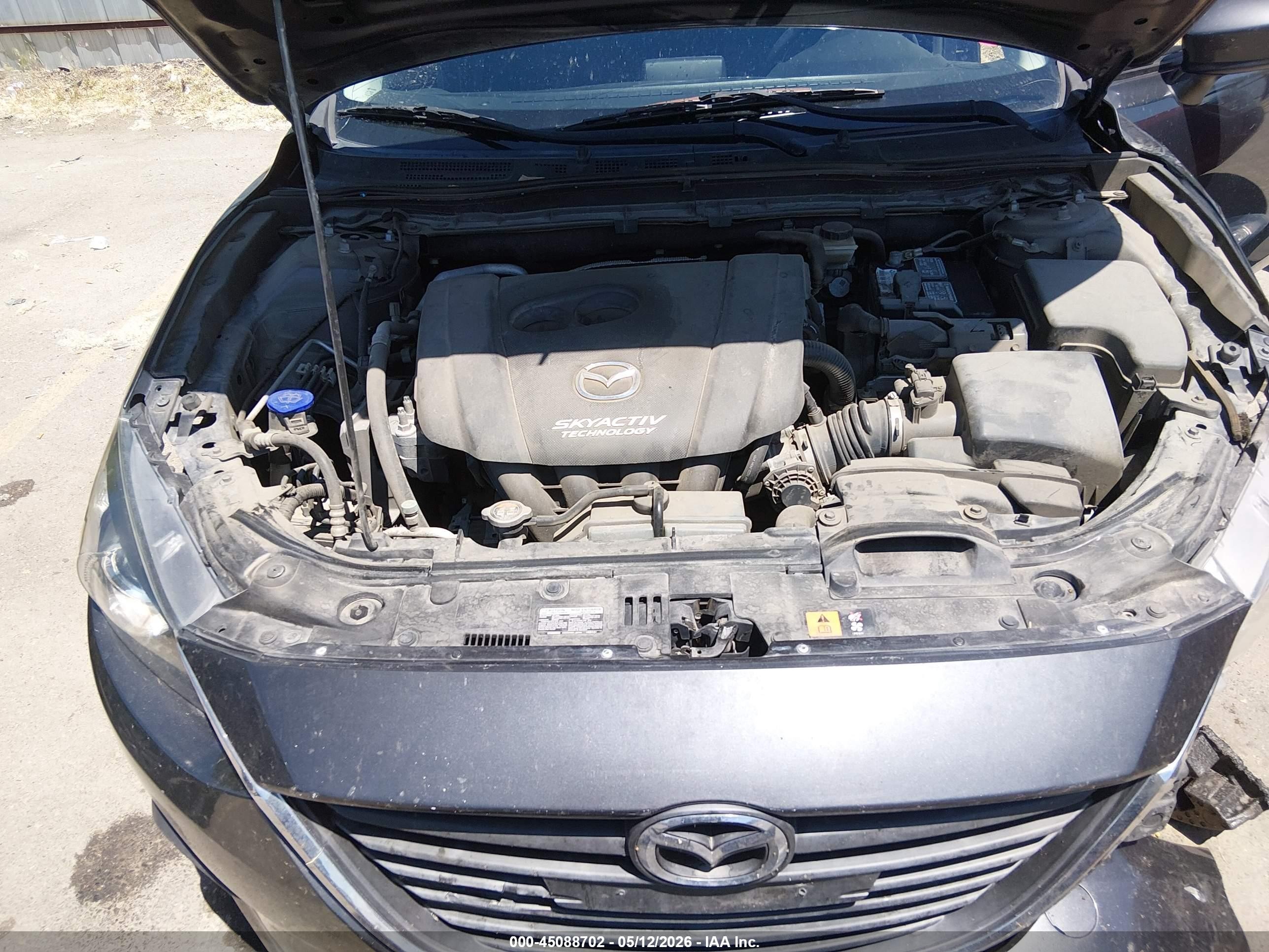 2014 Mazda Mazda3 I Sport Gray vin: 3MZBM1U7XEM107648