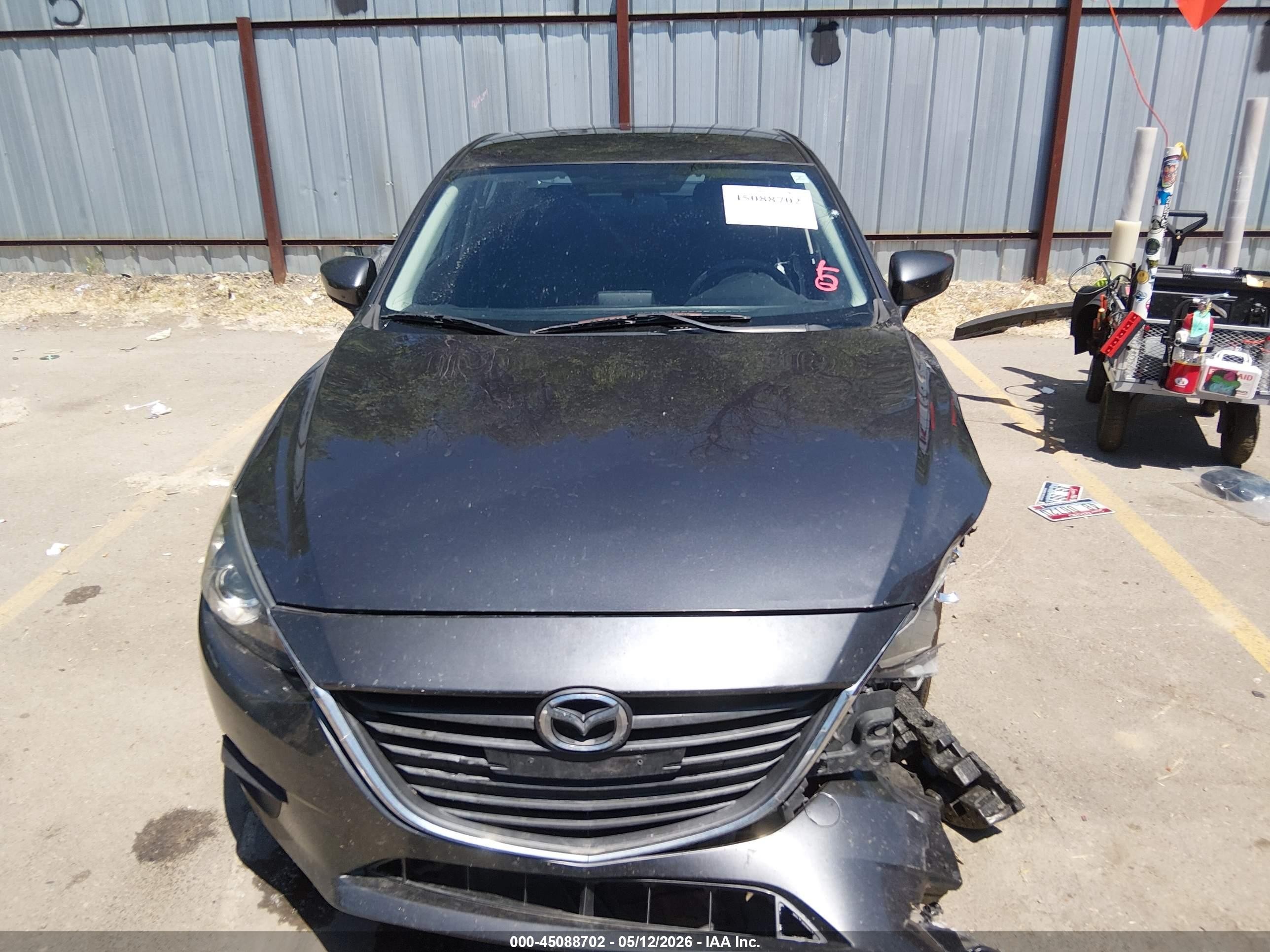 2014 Mazda Mazda3 I Sport Gray vin: 3MZBM1U7XEM107648