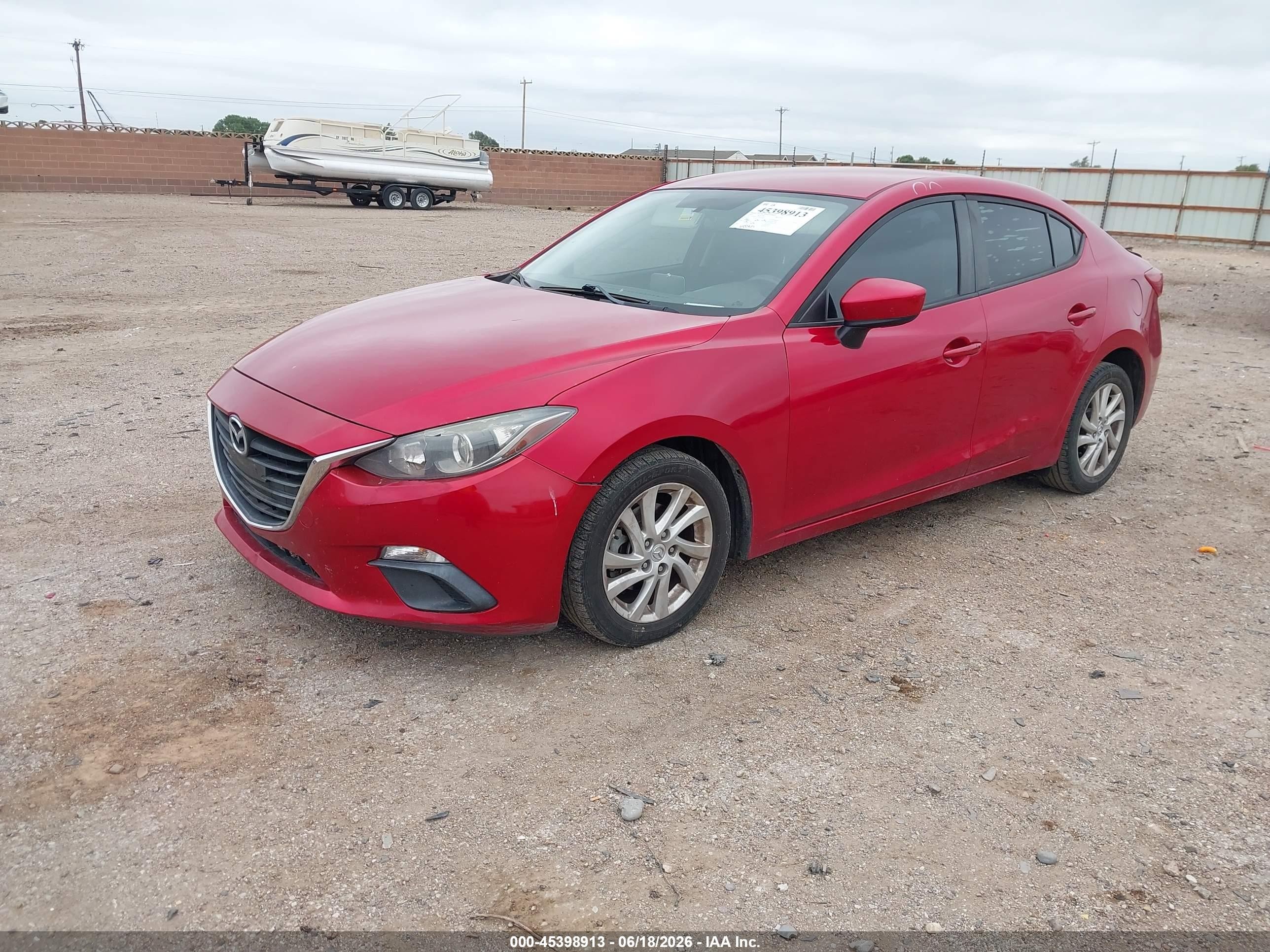 2015 Mazda Mazda3 I Sport Red vin: 3MZBM1U7XFM146385