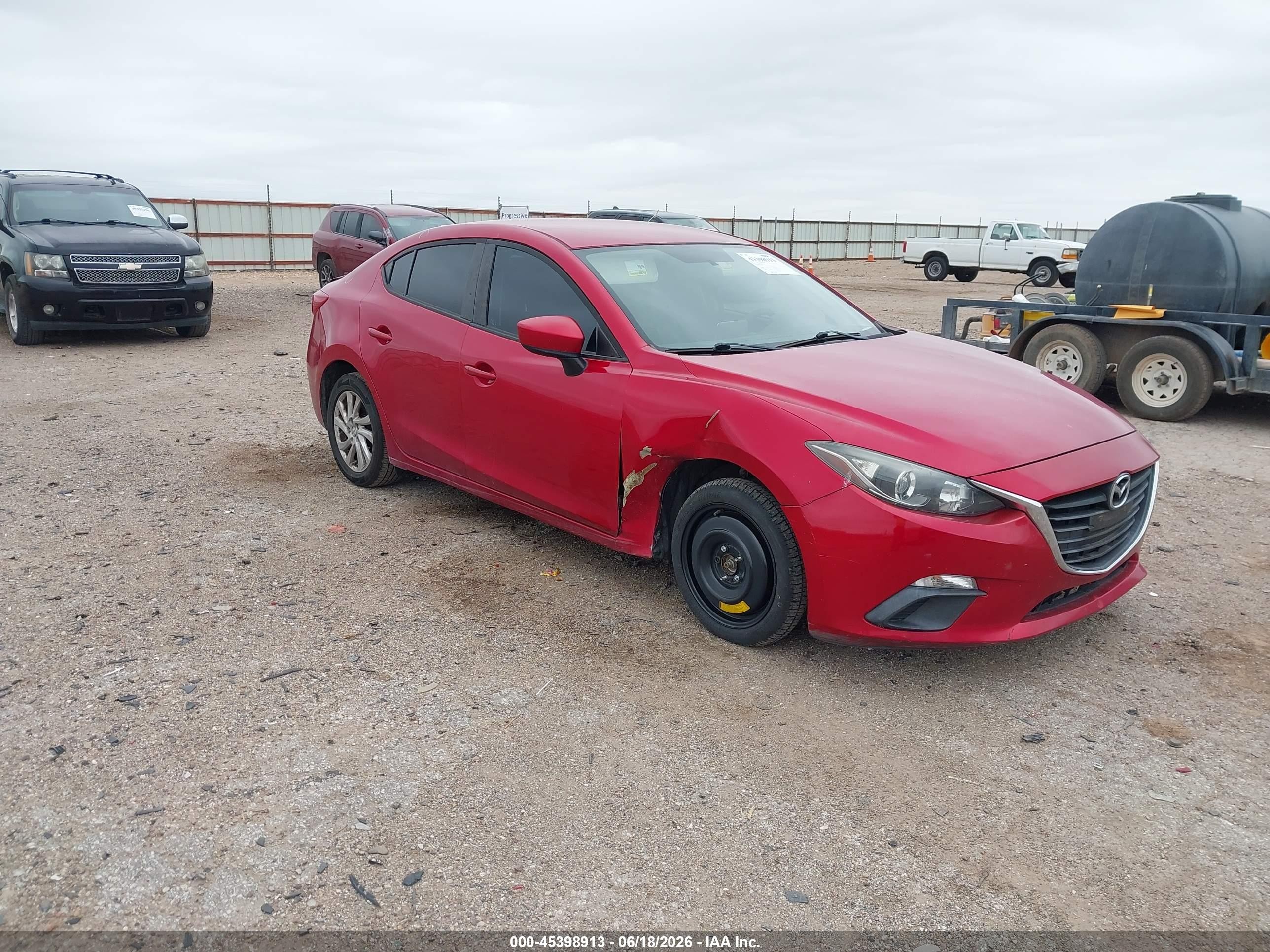 2015 Mazda Mazda3 I Sport Red vin: 3MZBM1U7XFM146385