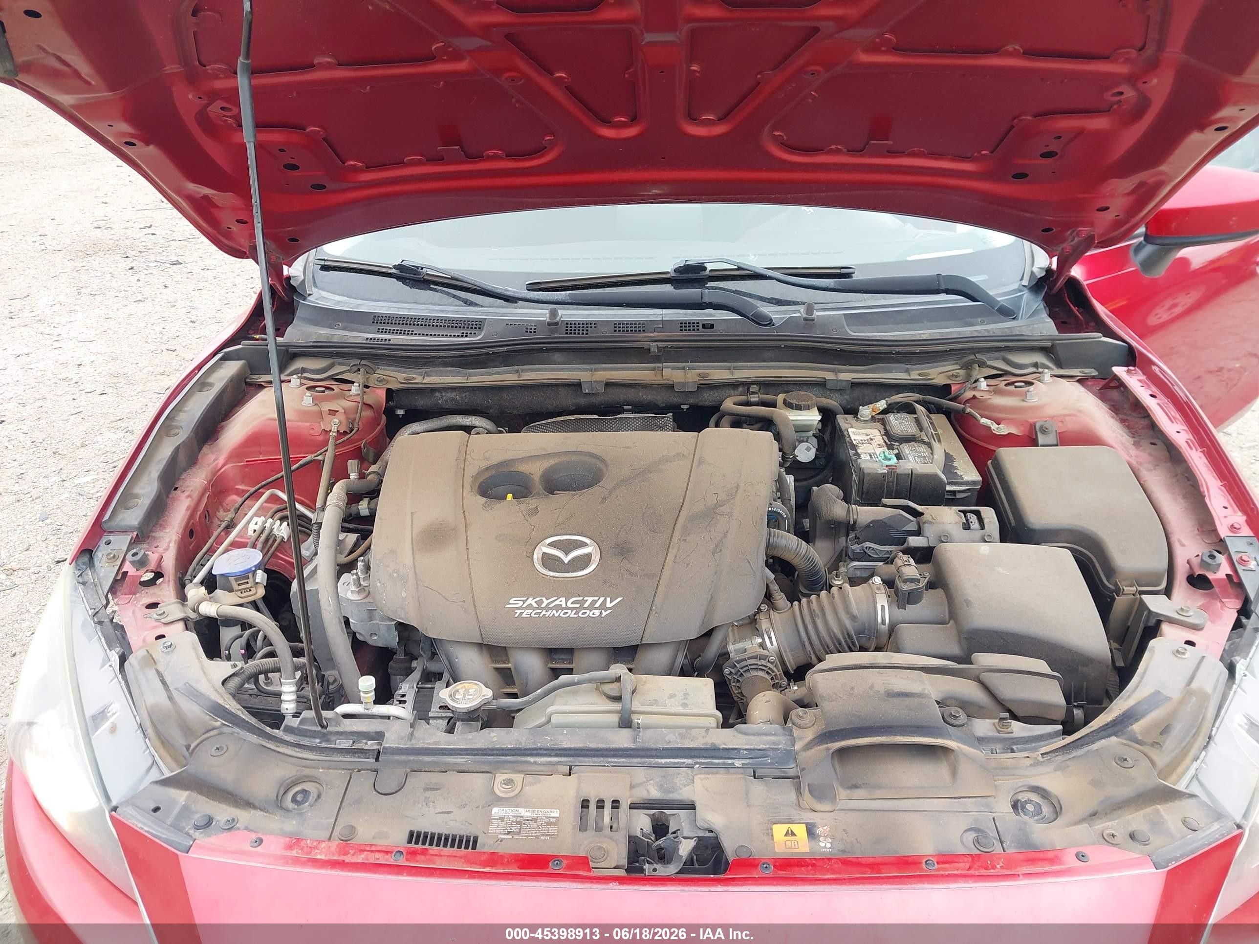 2015 Mazda Mazda3 I Sport Red vin: 3MZBM1U7XFM146385