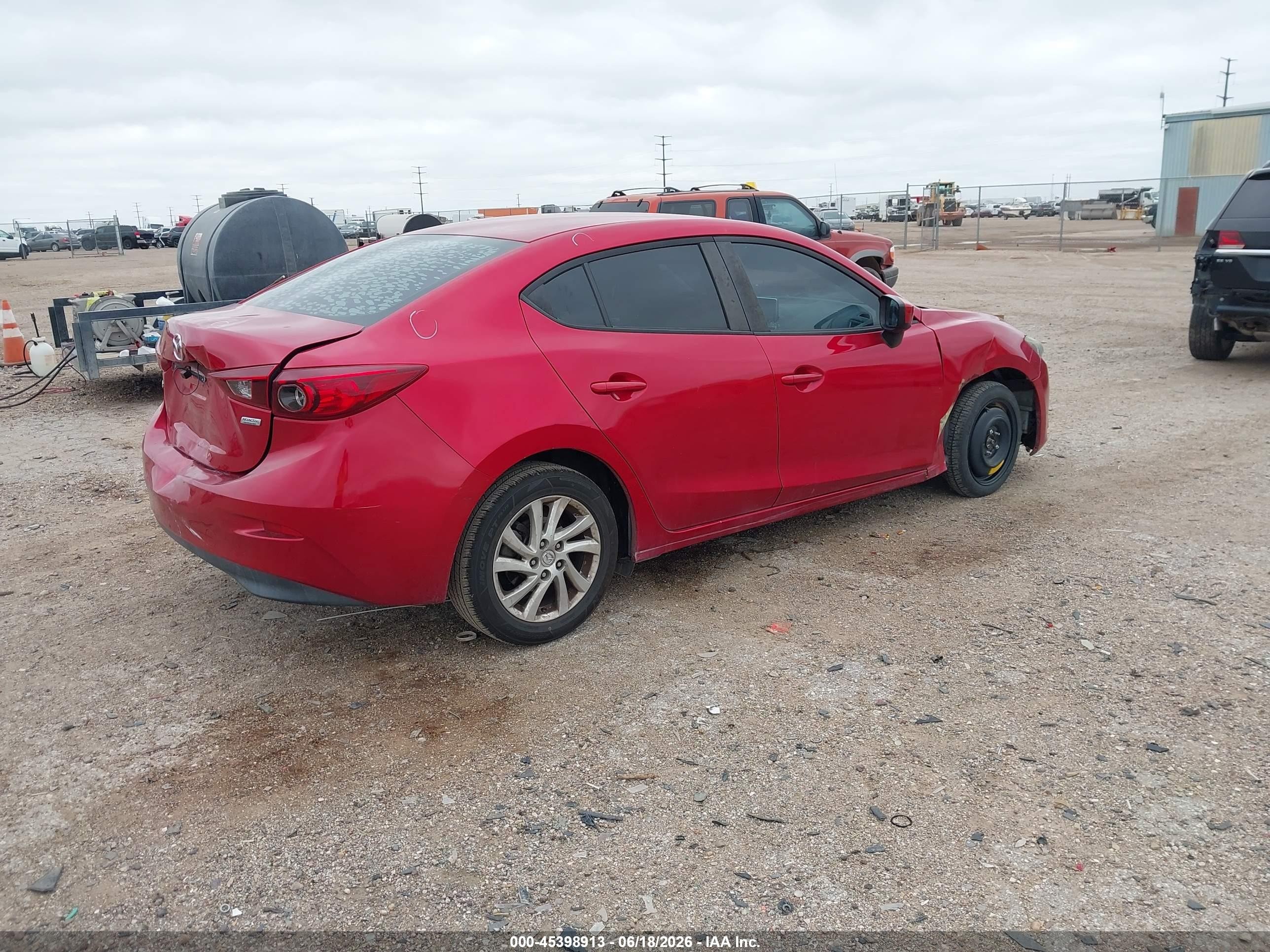 2015 Mazda Mazda3 I Sport Red vin: 3MZBM1U7XFM146385