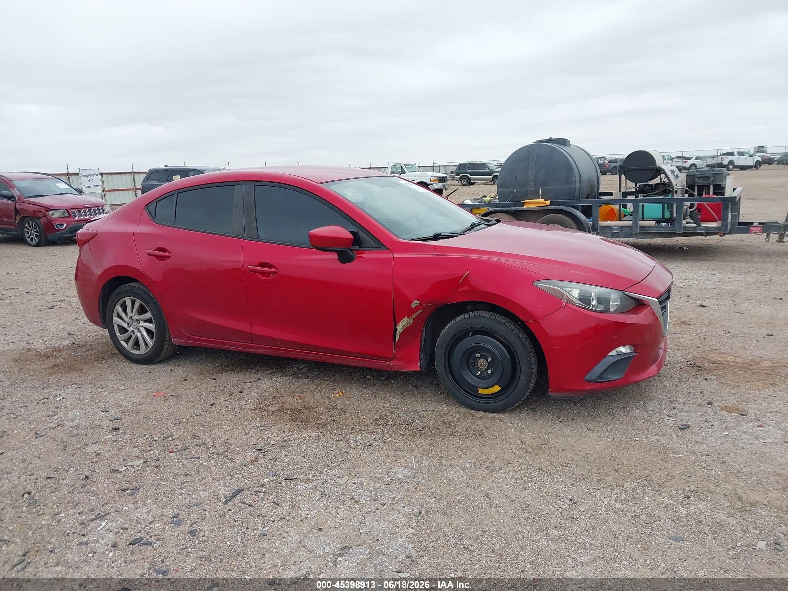 2015 Mazda Mazda3 I Sport Red vin: 3MZBM1U7XFM146385