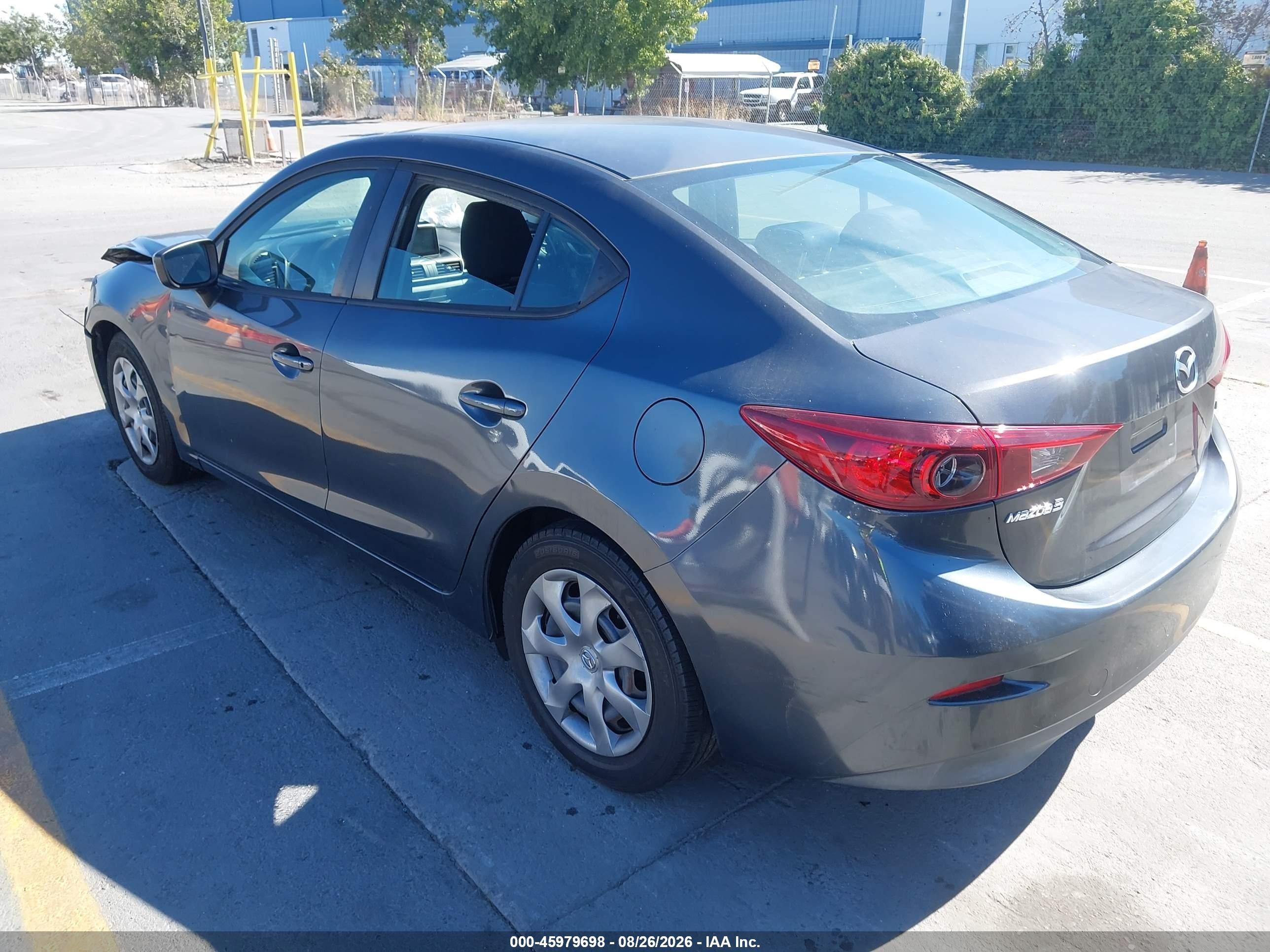 2015 Mazda Mazda3 I Sport Серый vin: 3MZBM1U7XFM159802